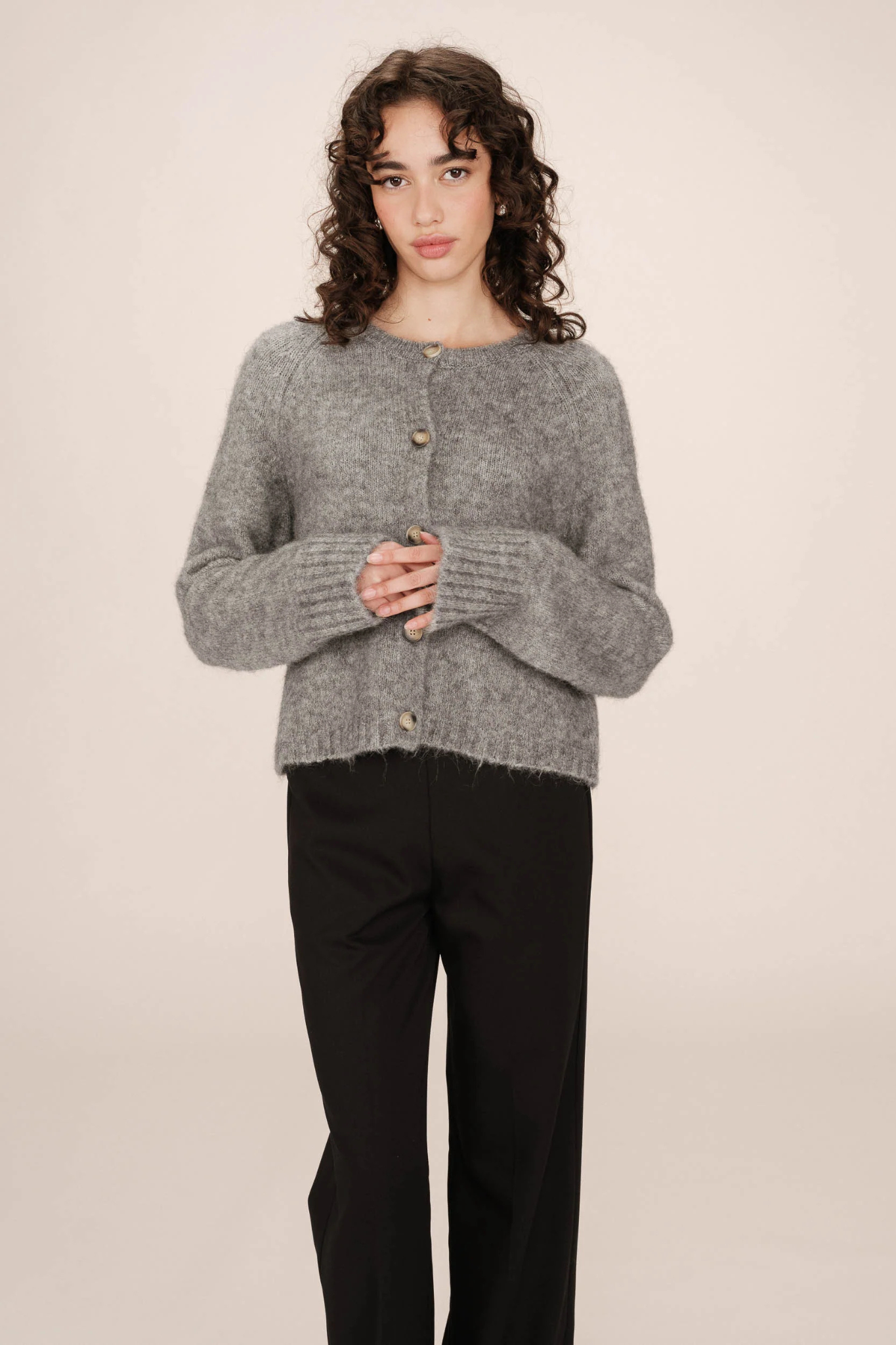 SALMA CARDIGAN - GREY