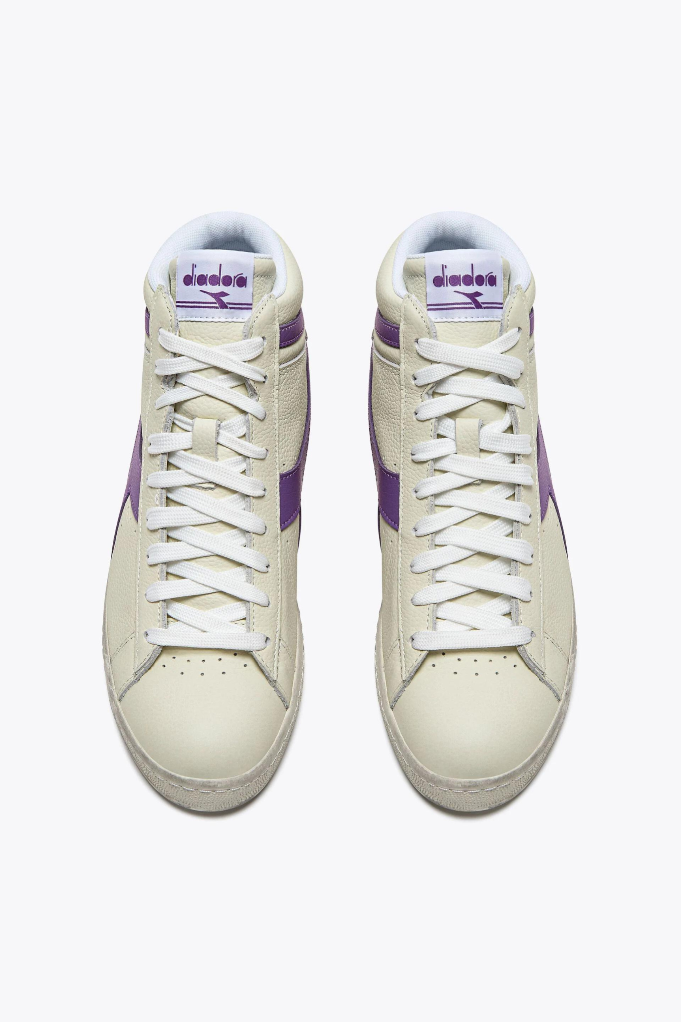 GAME L HIGH WAXED SNEAKER - WHITE/VIOLET BERRY