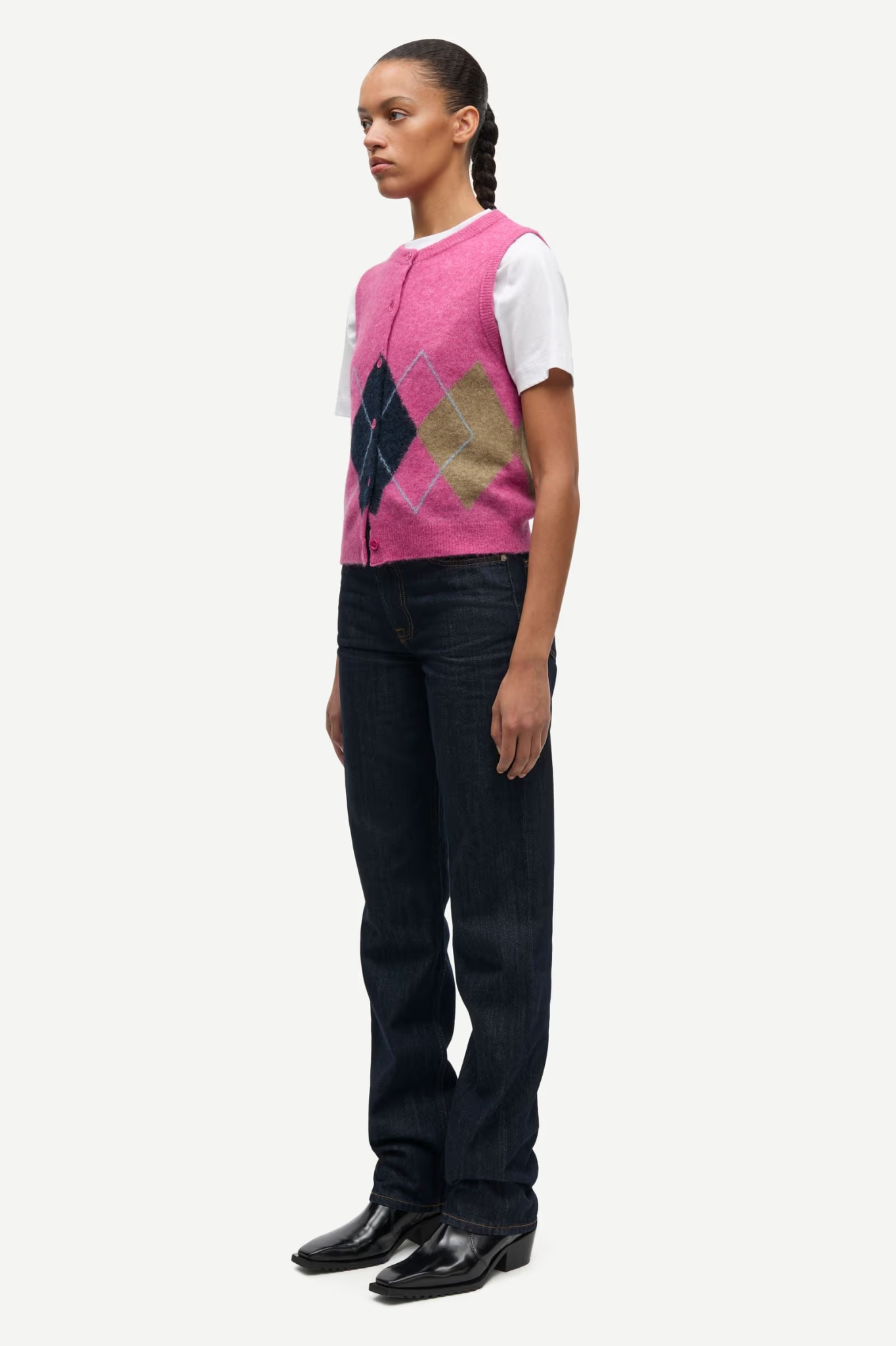 SANOURA VEST - RED VIOLET