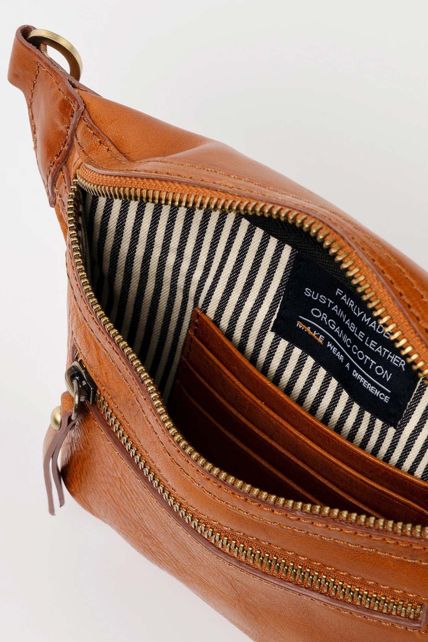 BECK'S BUM BAG - COGNAC STROMBOLI LEATHER