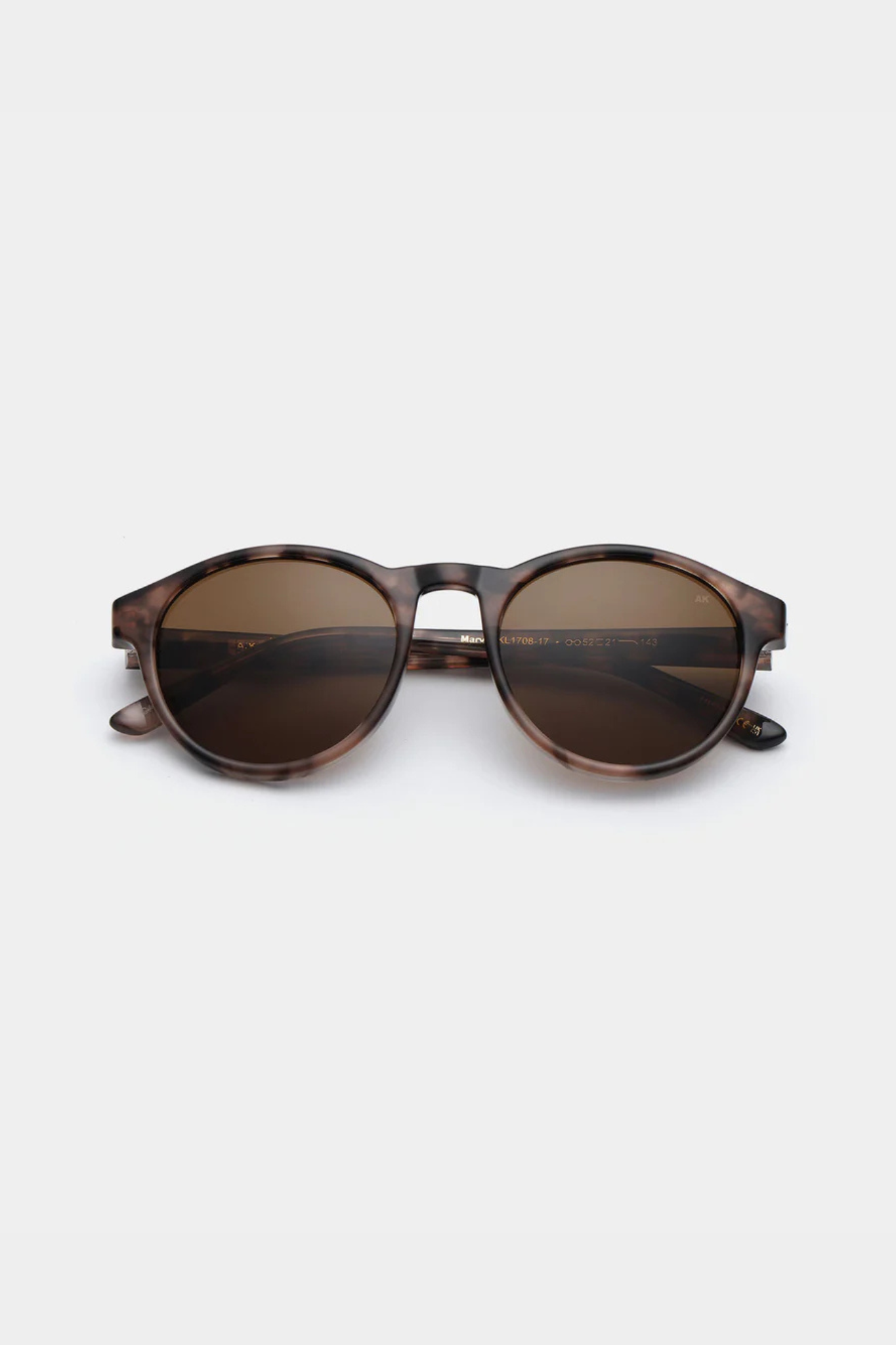 A. Kjaerbede marvin sunglasses in coquina. Front view