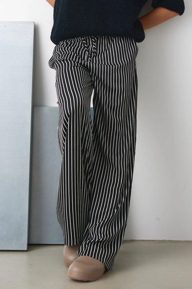 SAMIRA PANTS - TAYA BLACK STRIPE