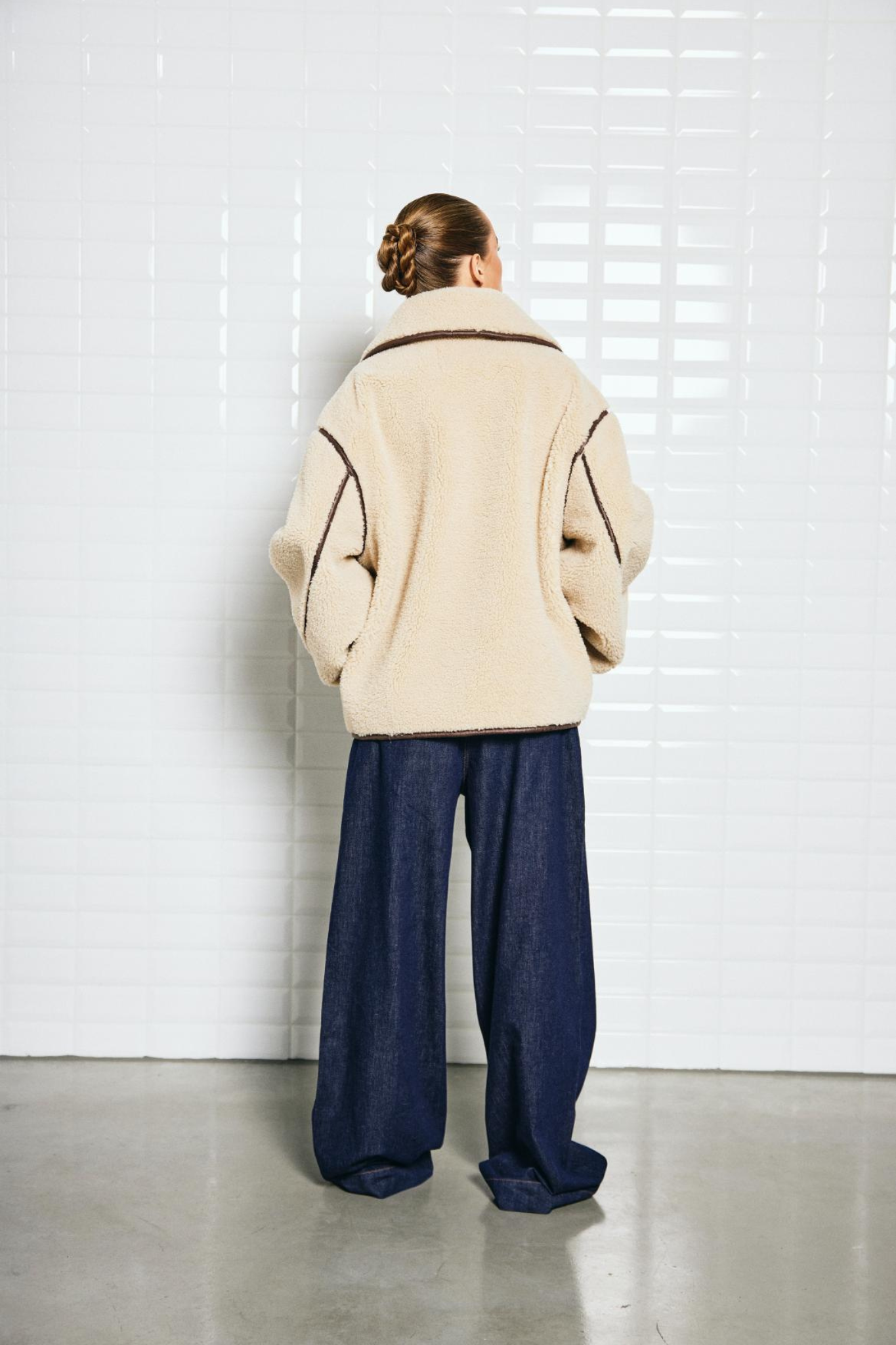 DAJANA PILE JACKET - BIRCH
