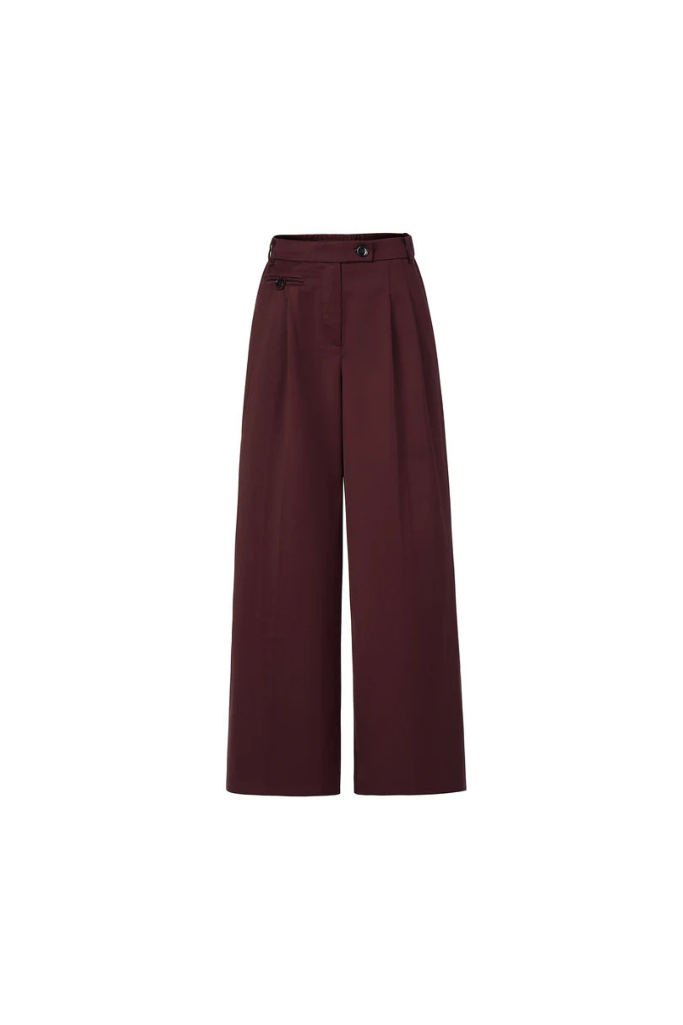 HIBISCUS  PANTS - BORDEAUX