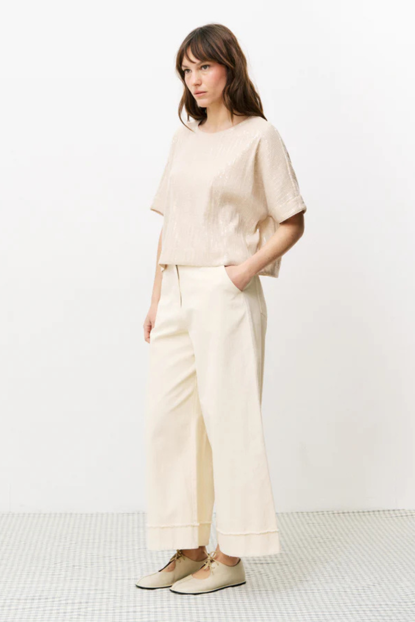 NAINA TOP - BEIGE