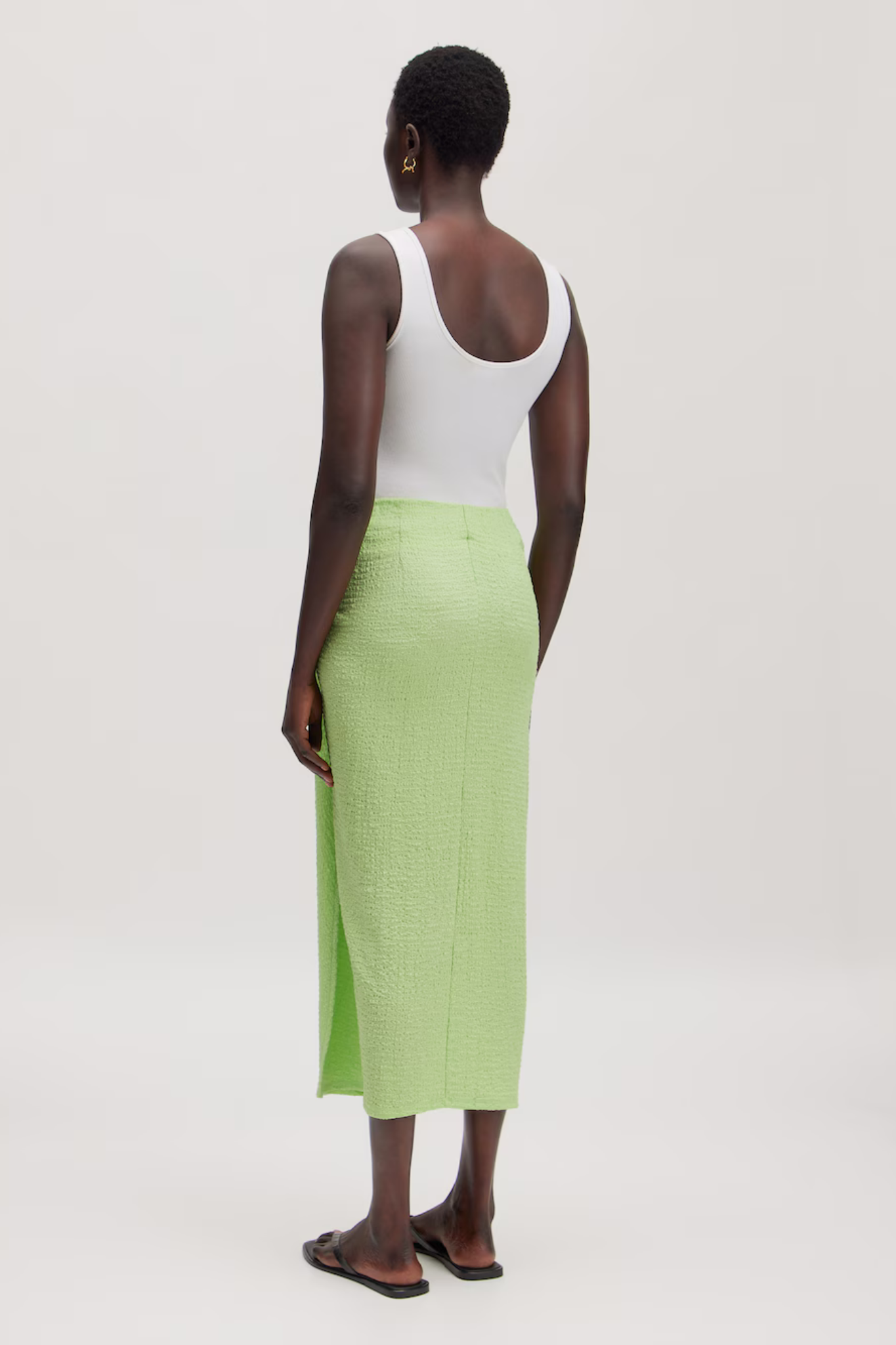 YOLA SKIRT - FOAM GREEN