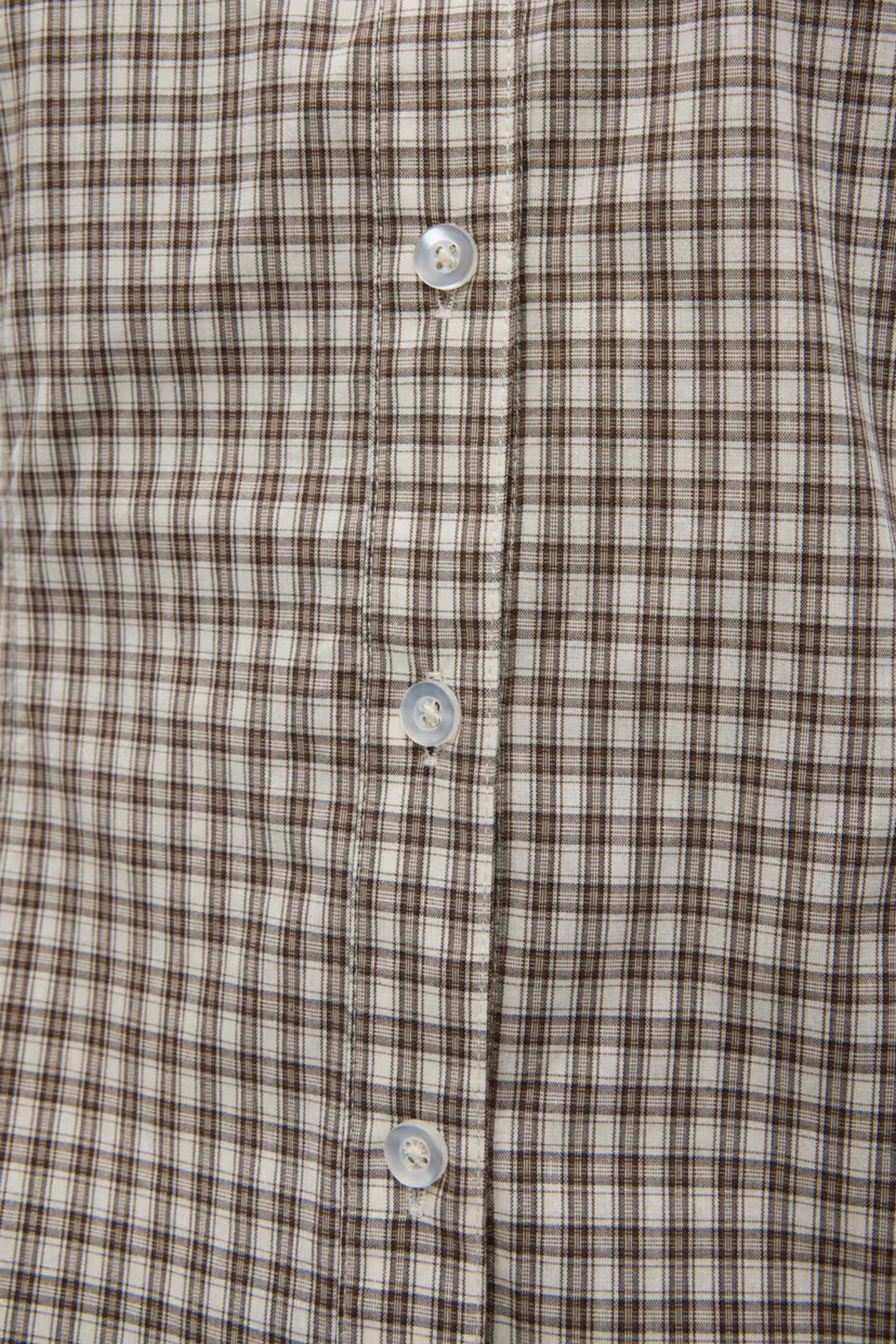 AGNESTA SHIRT CH - NEUTRAL CHECK