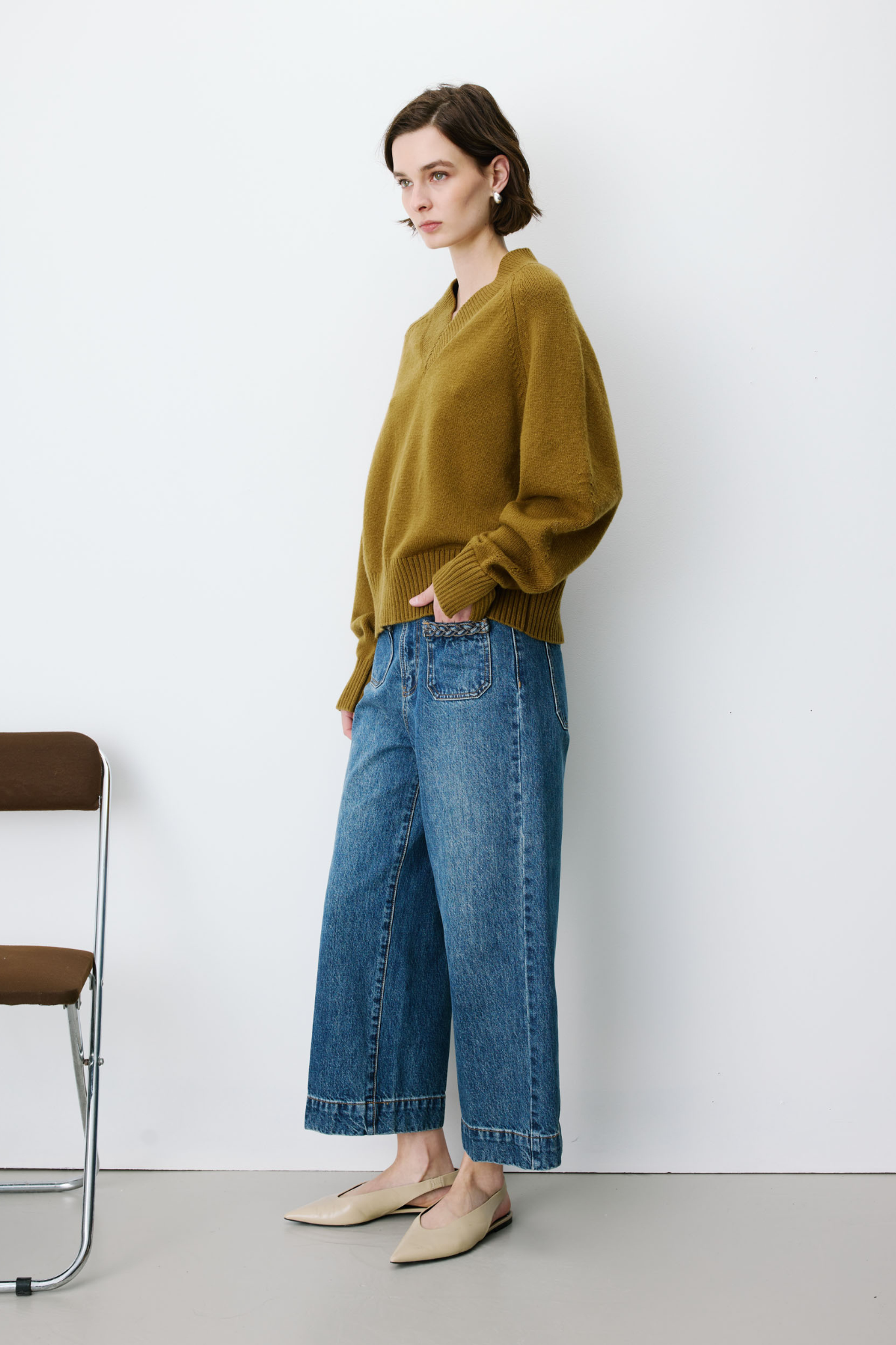 ALDEN PULLOVER - OLIVE