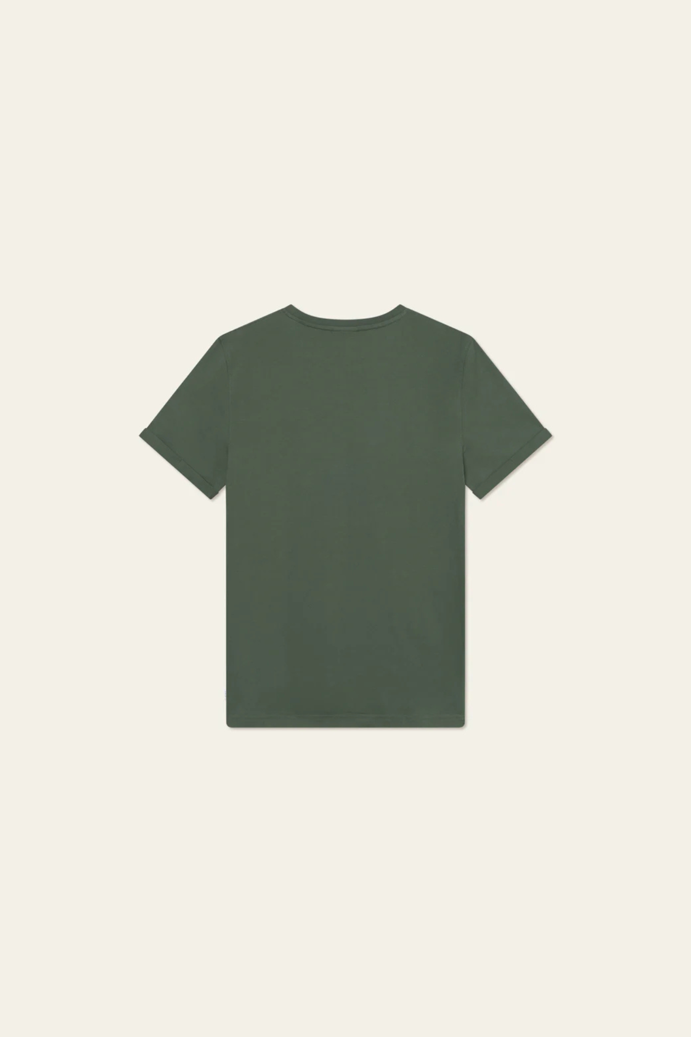 NORREGAARD CONTRAST T-SHIRT - DUFFEL BAG GREEN