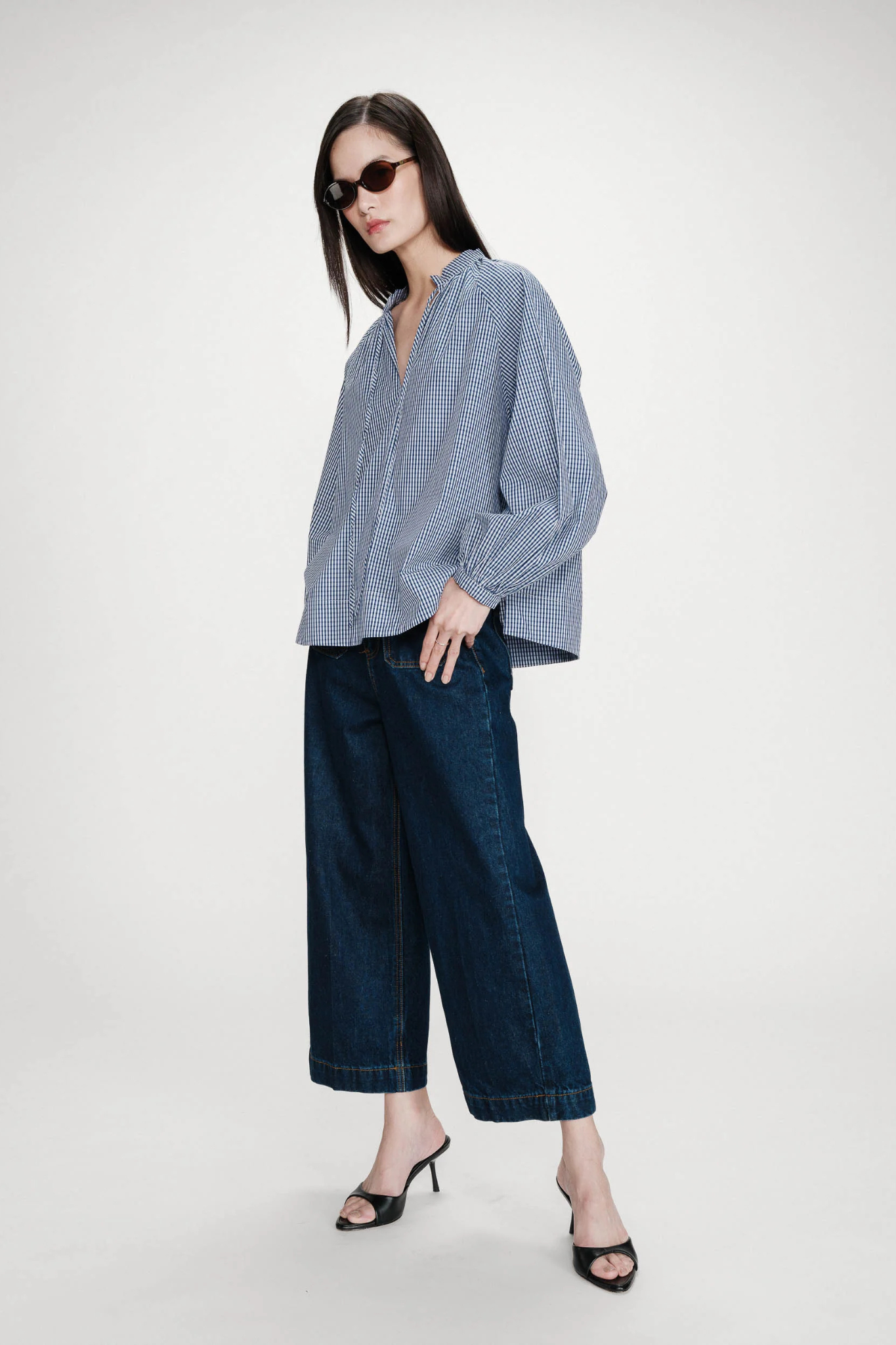 VARRY BLOUSE - MARINE
