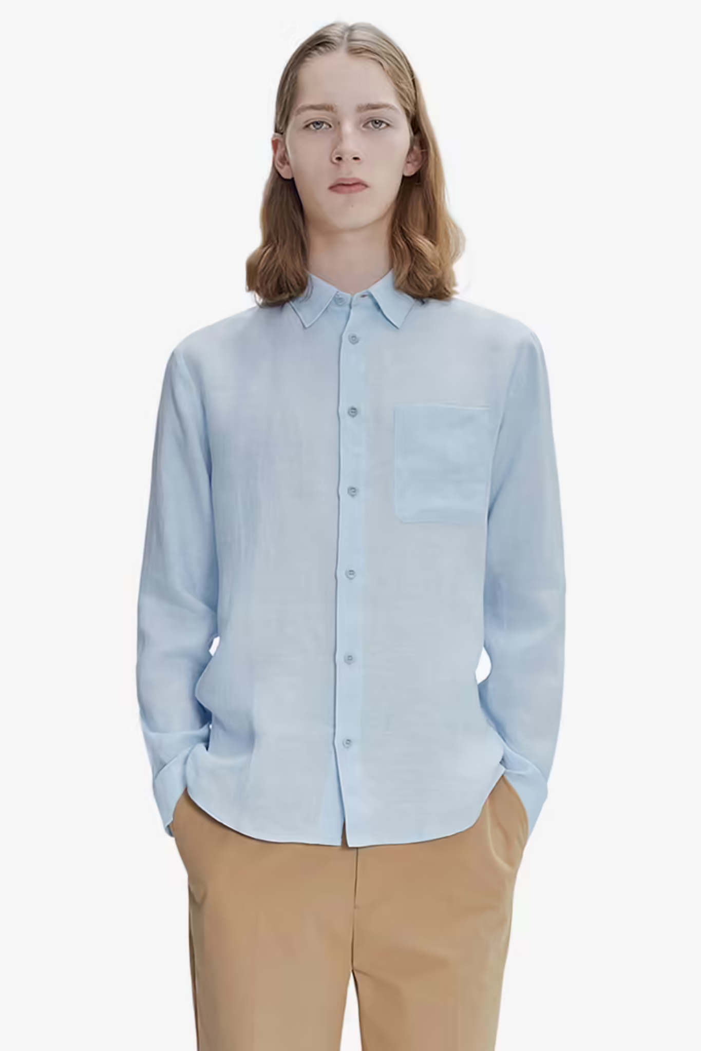 CASSEL LOGO SHIRT - LIGHT BLUE