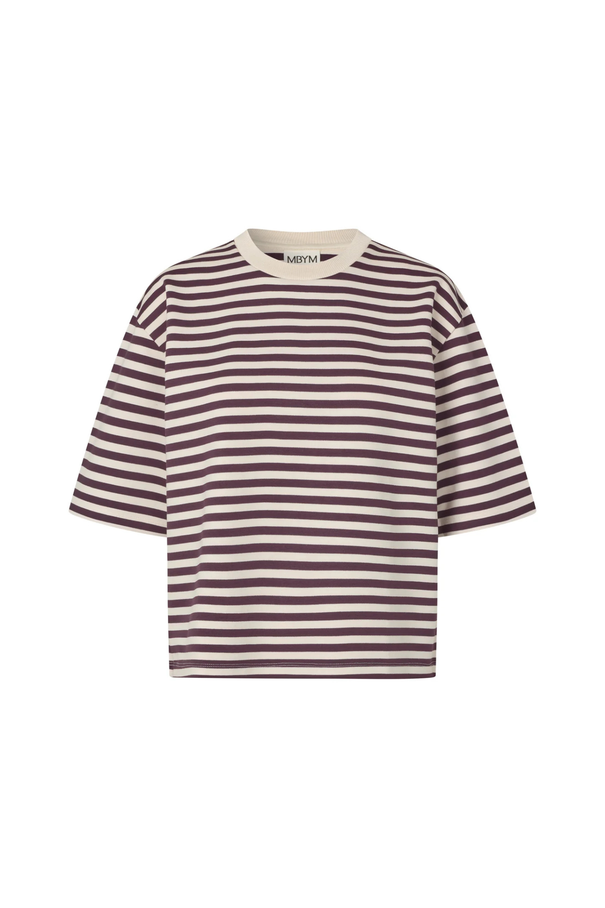 EMRYS BETSY STRIPE T-SHIRT - PURPLE SUGAR