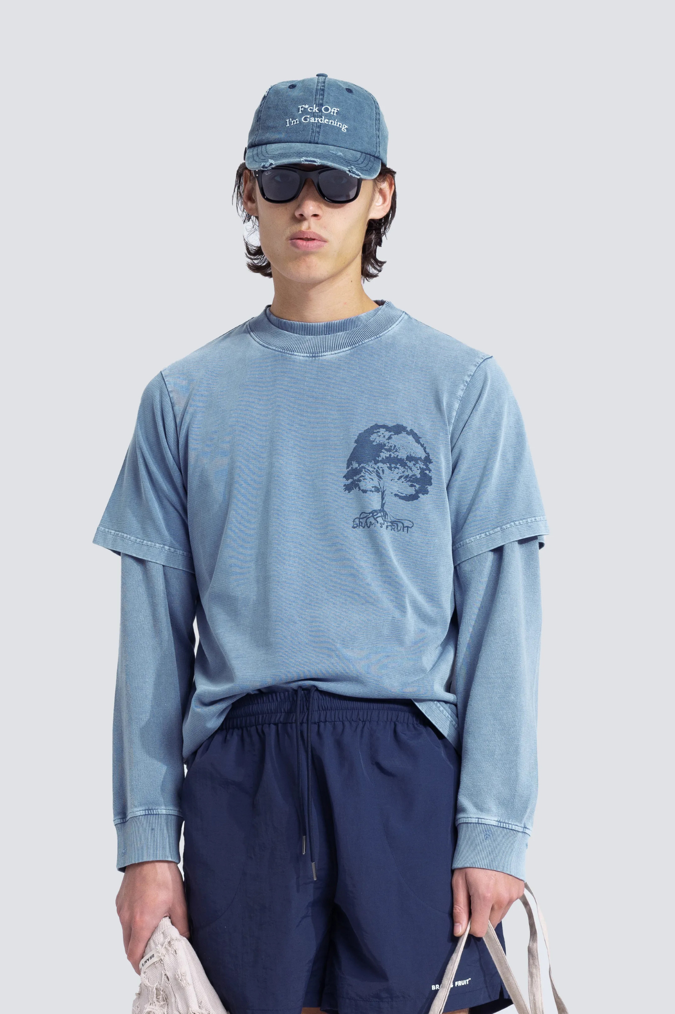 ROOTS T-SHIRT - WASHED NAVY