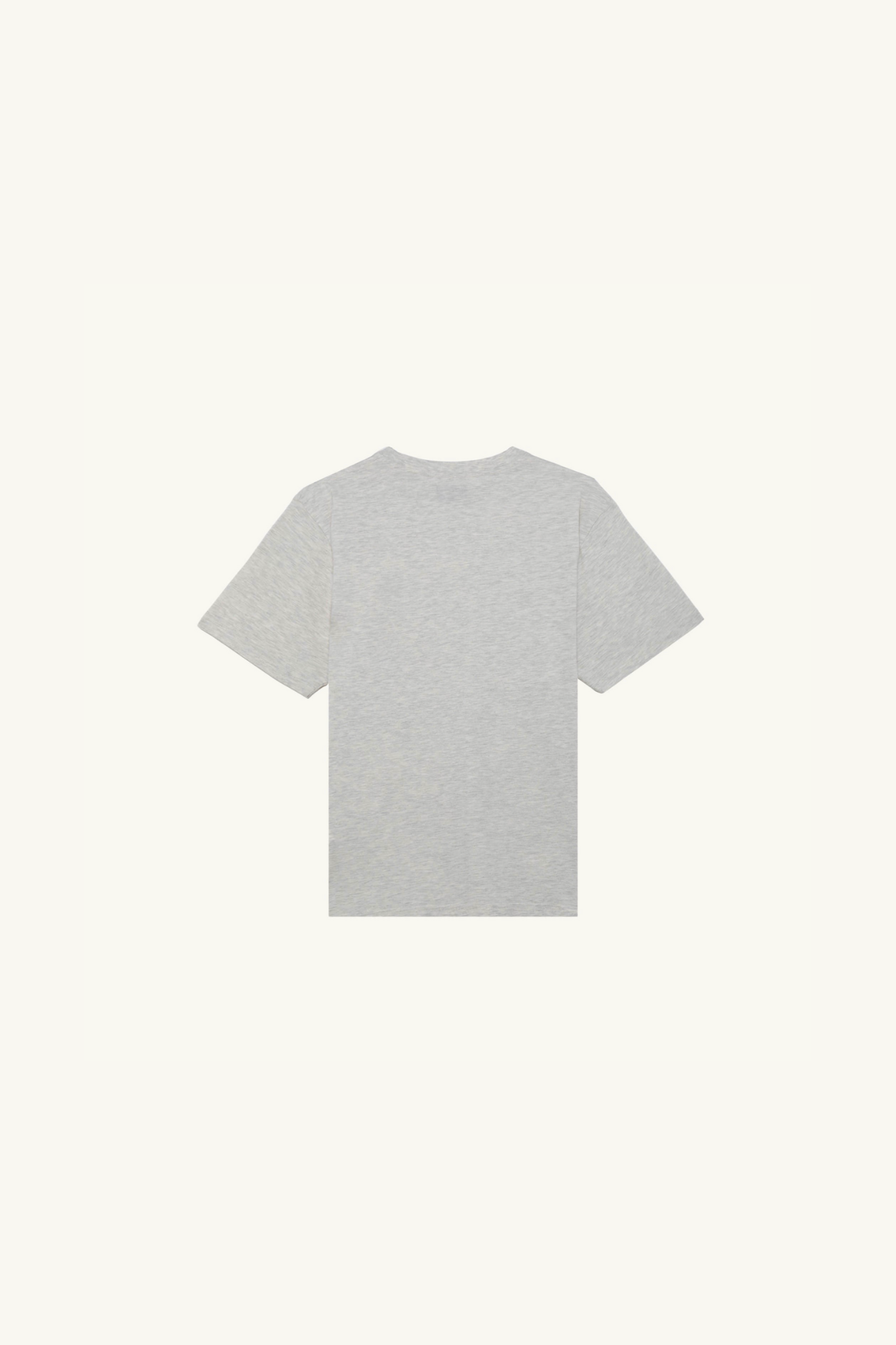 EMBROIDERED AUTRY LOGO T-SHIRT - COTTON MELANGE