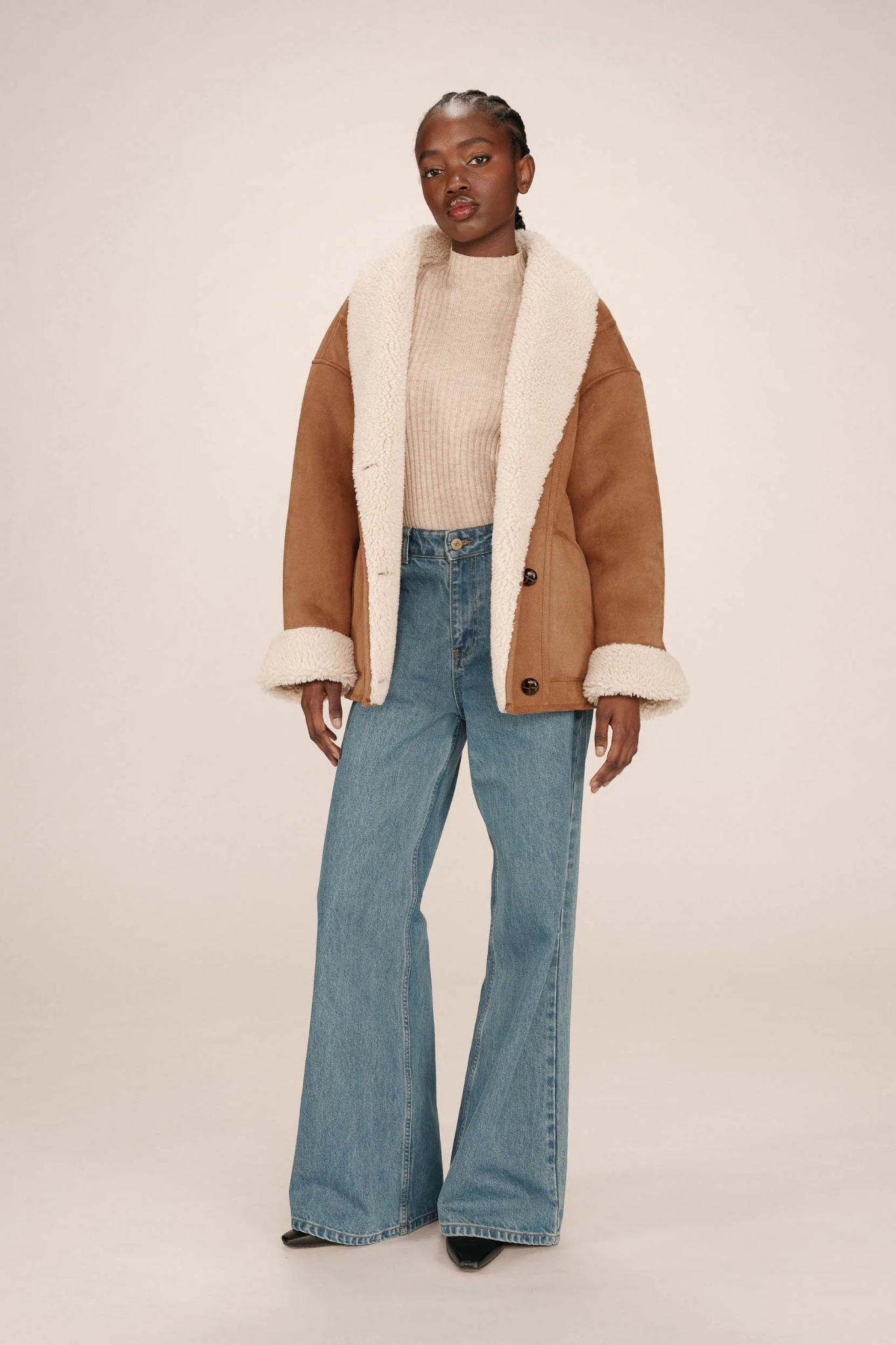 SWAN COAT - CAMEL