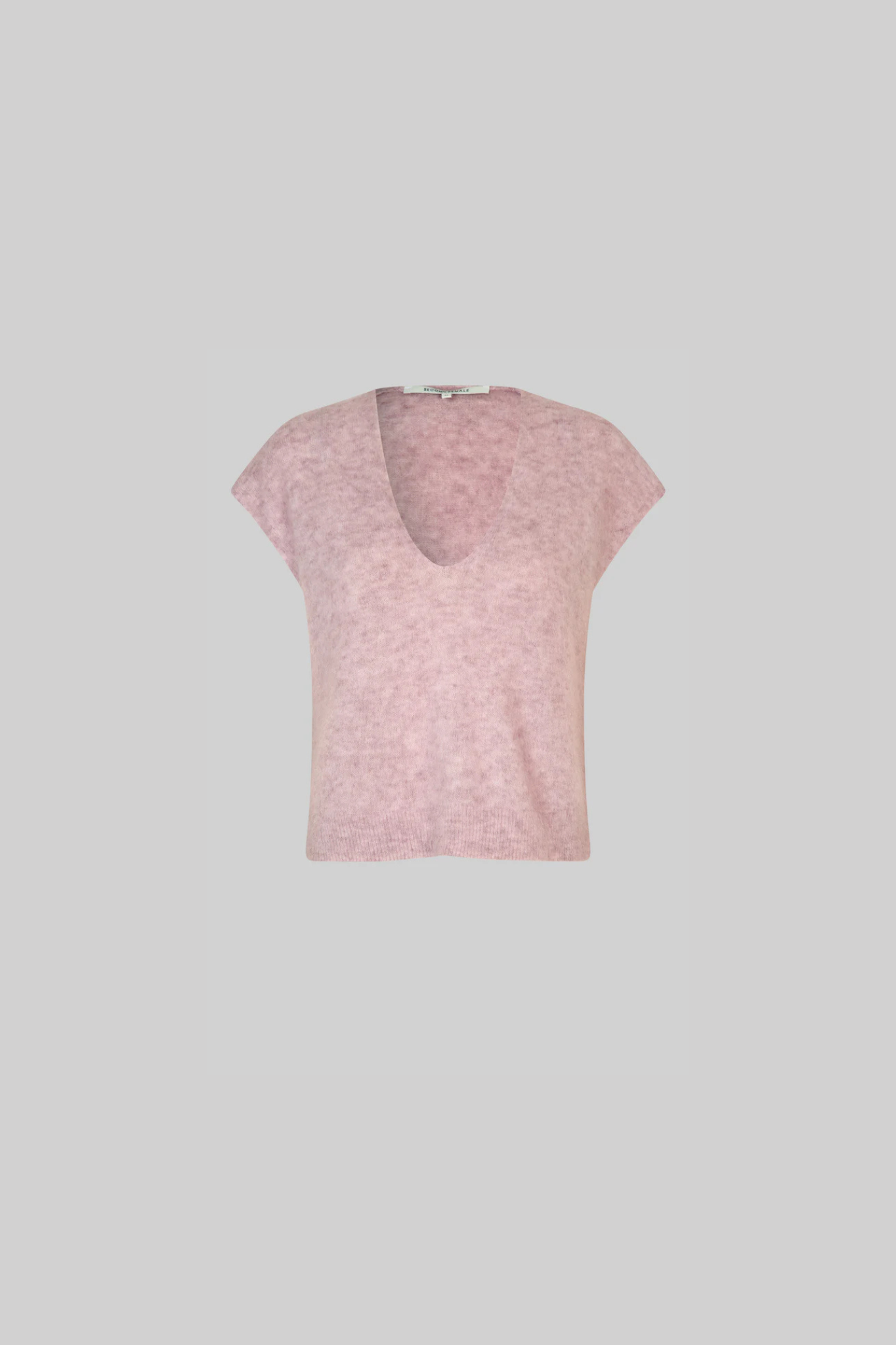 CAMRYN KNIT VEST - SEPIA ROSE