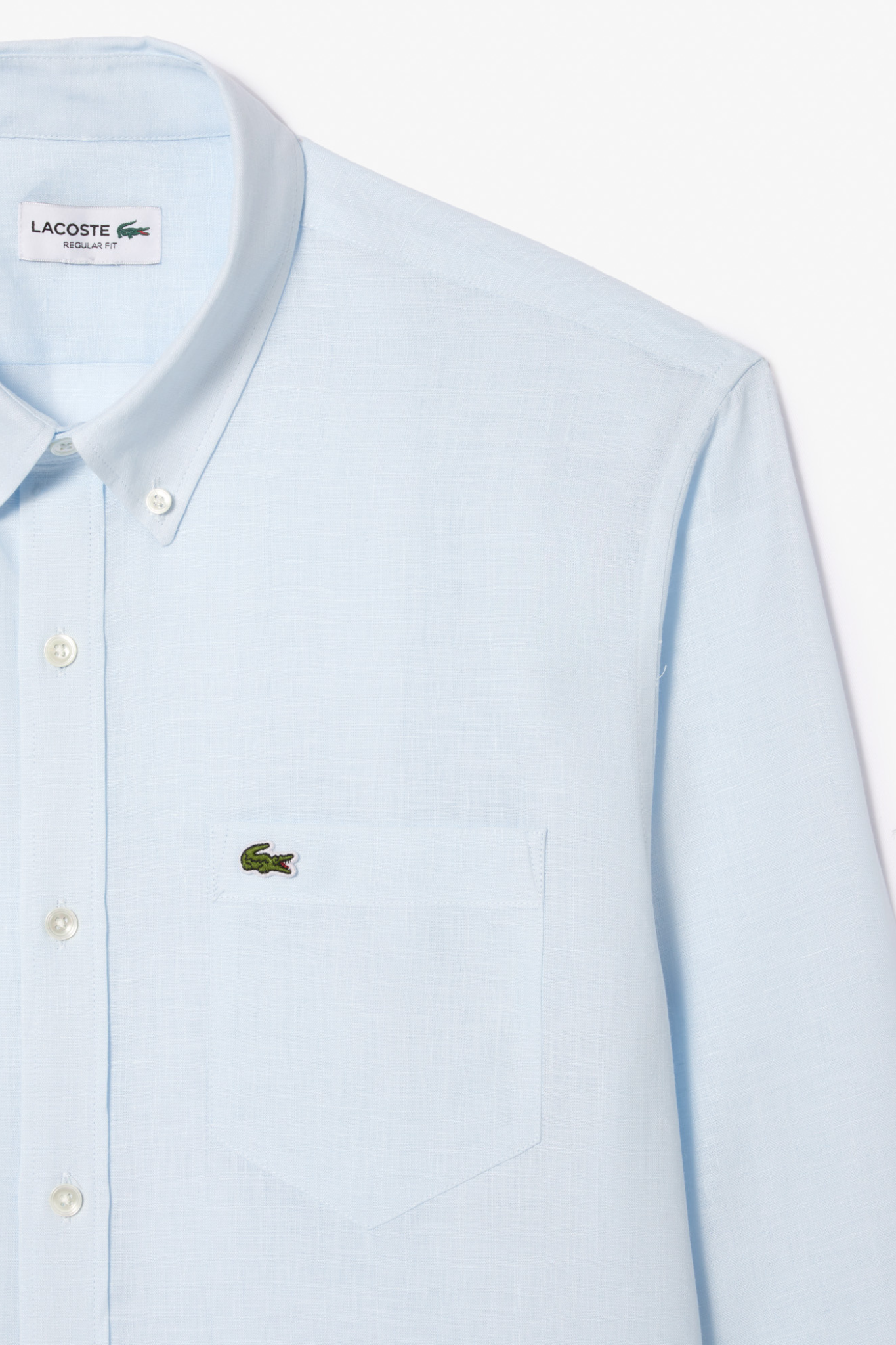CH5692 L/S WOVEN SHIRT - RILL BLEU CLAIR
