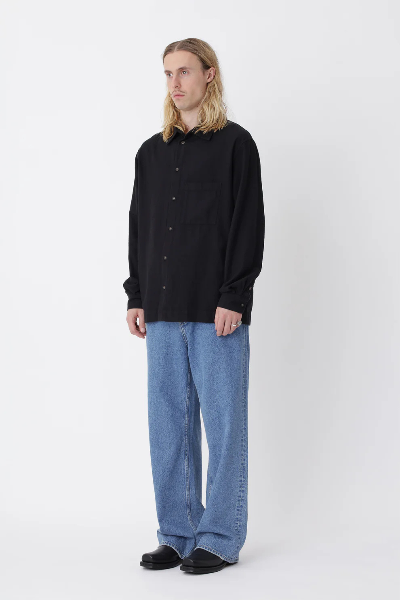 PENZO.01 SHIRT - BLACK