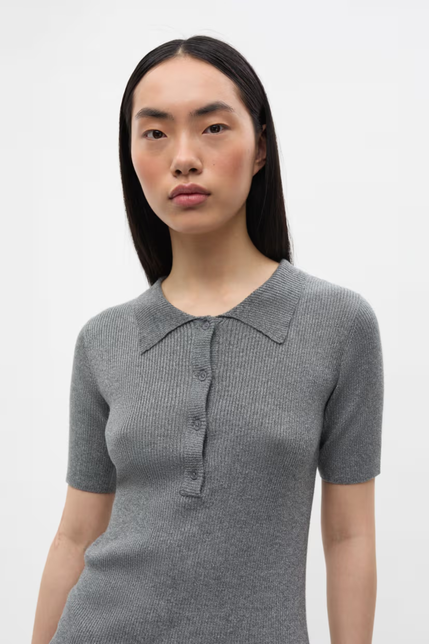 ICY SS KNIT - ASPHALT SILVER