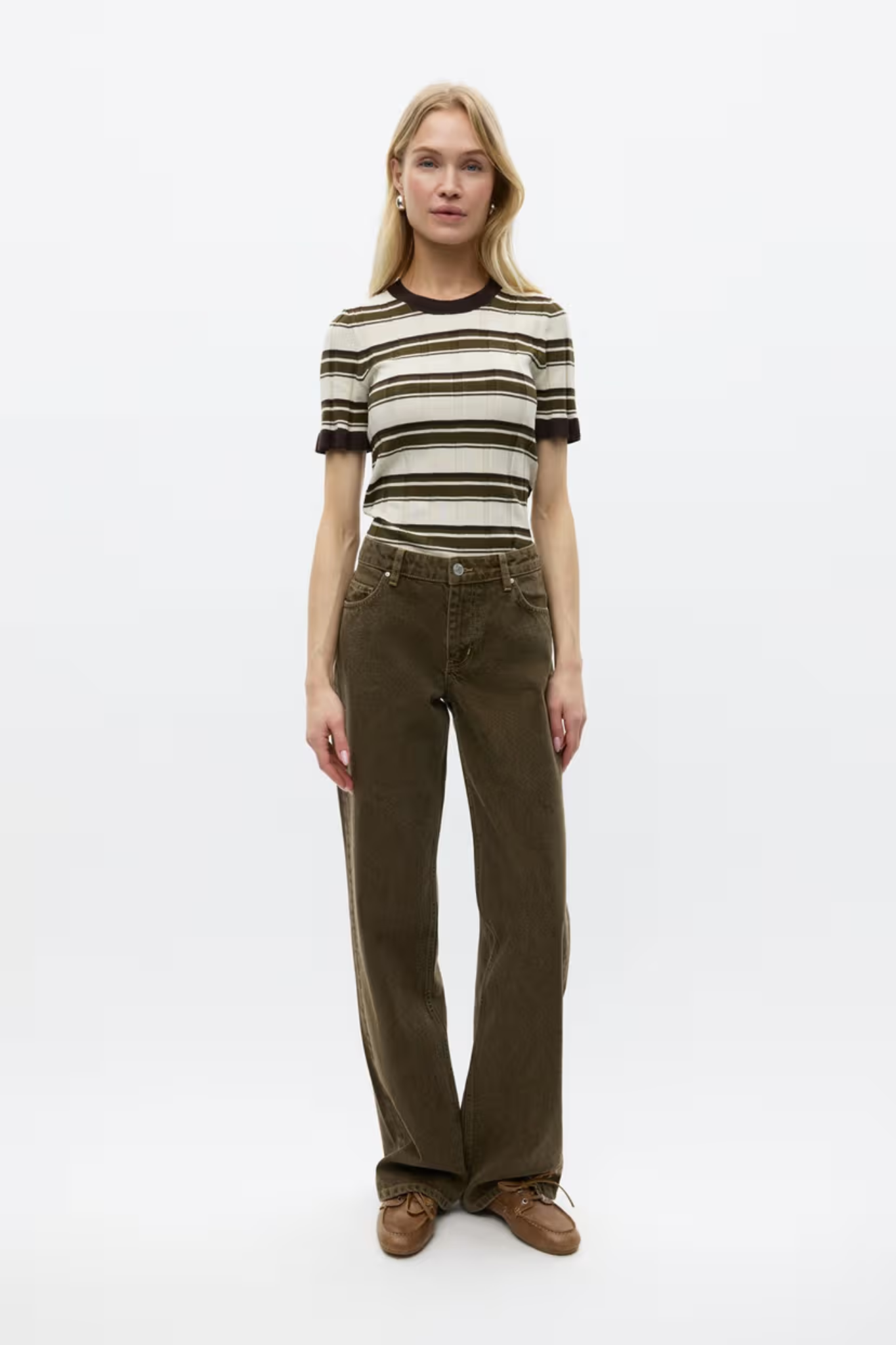 BONNIE JEANS - FADED OLIVE
