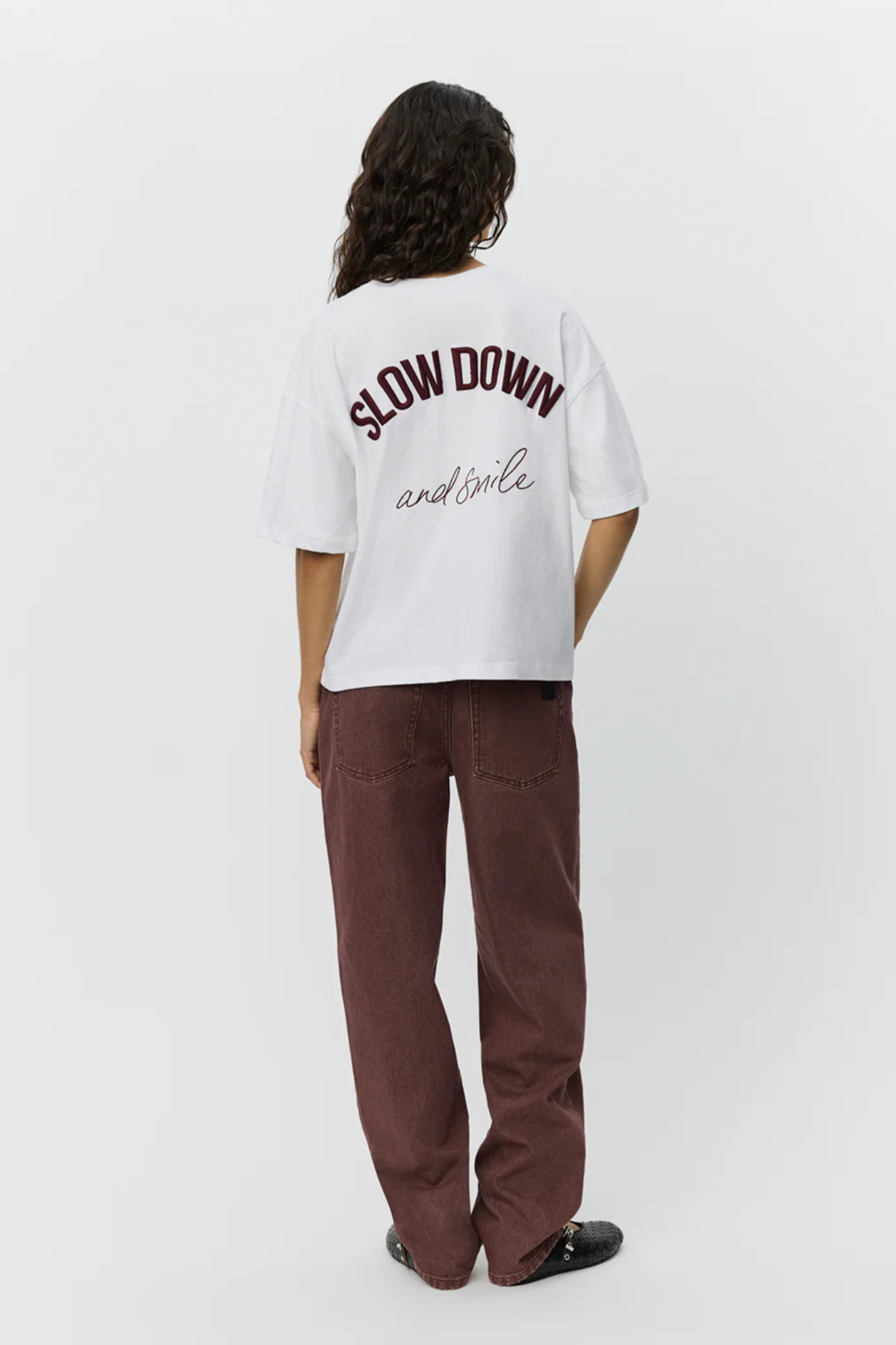 TOKYO JEANS - BURGUNDY