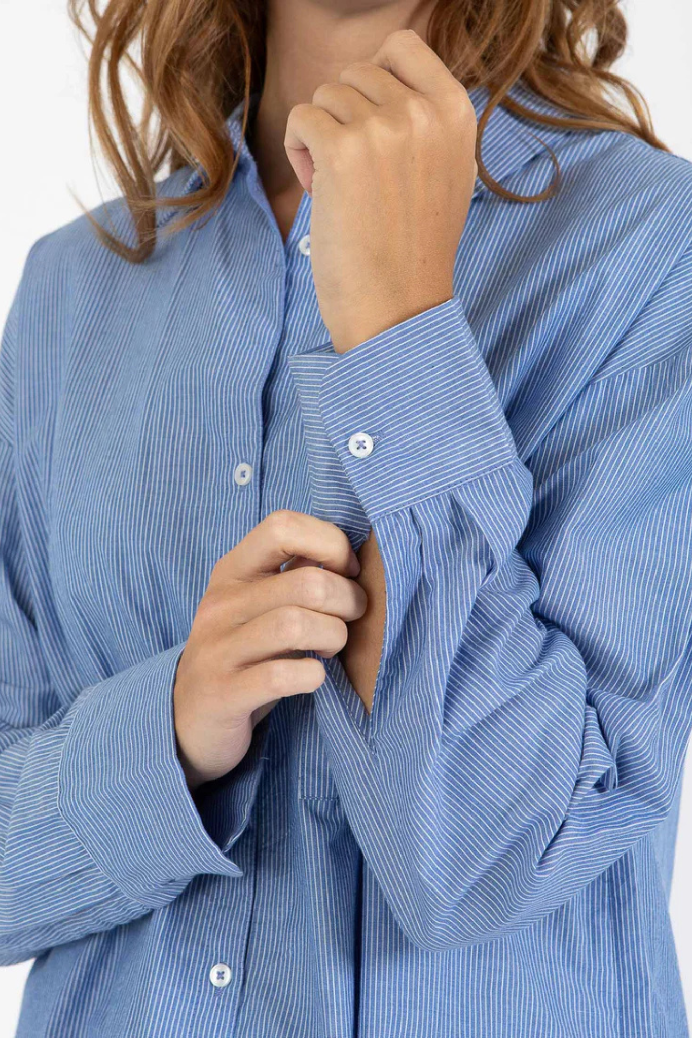 EMMIE SHIRT - BLUE STRIPES