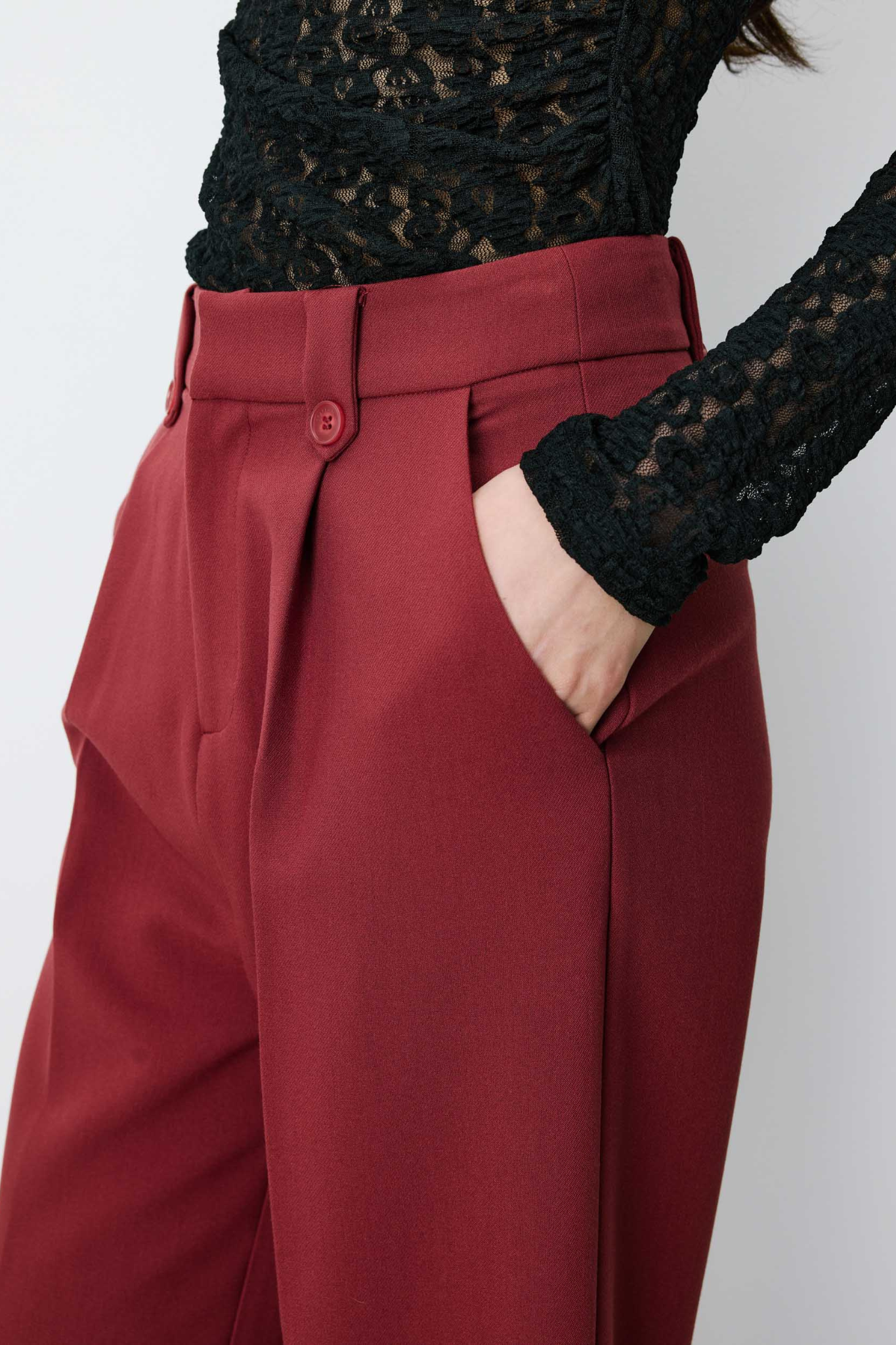 NILAY PANTS - TERRACOTTA