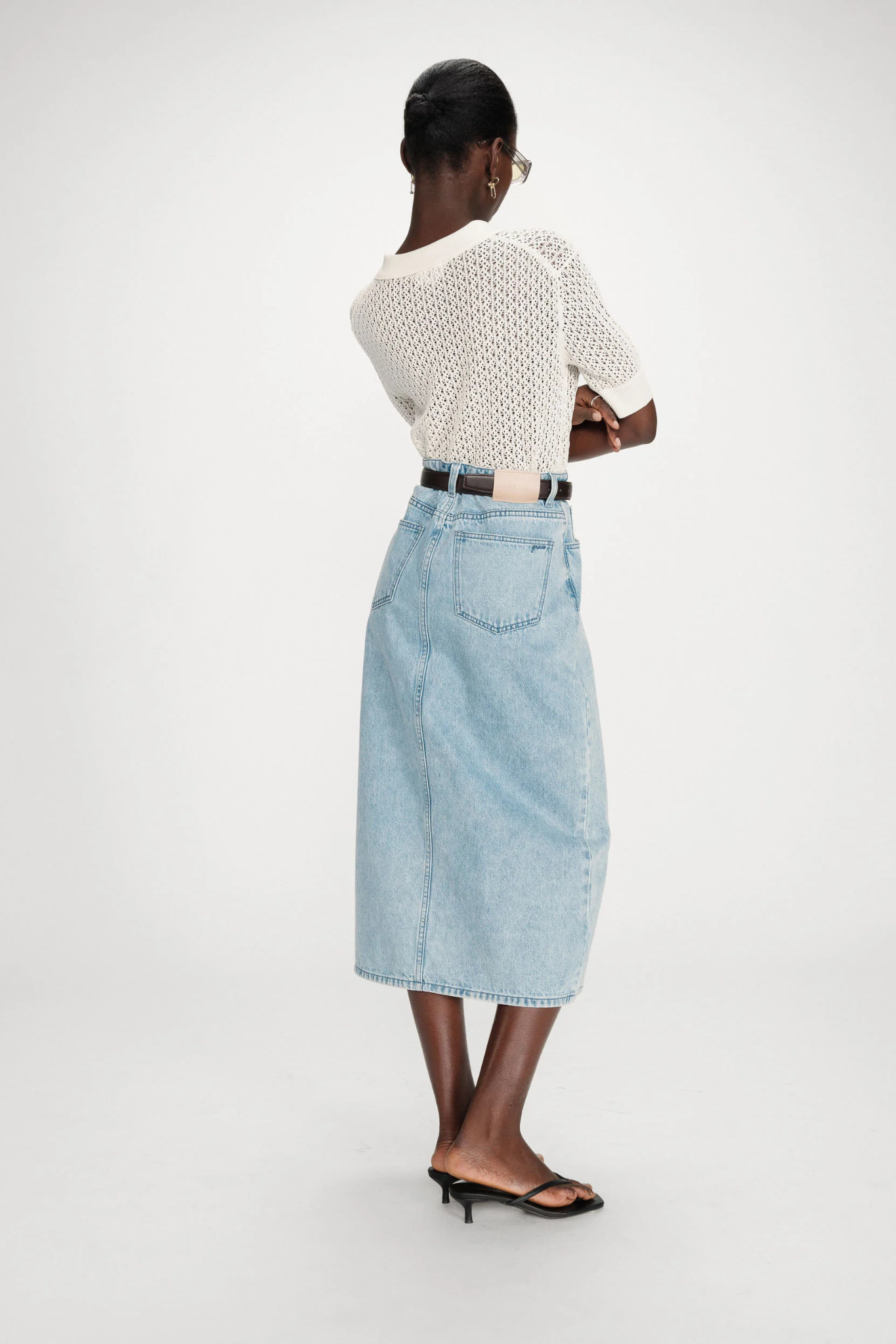 VARENNE SKIRT - SKYBLUE