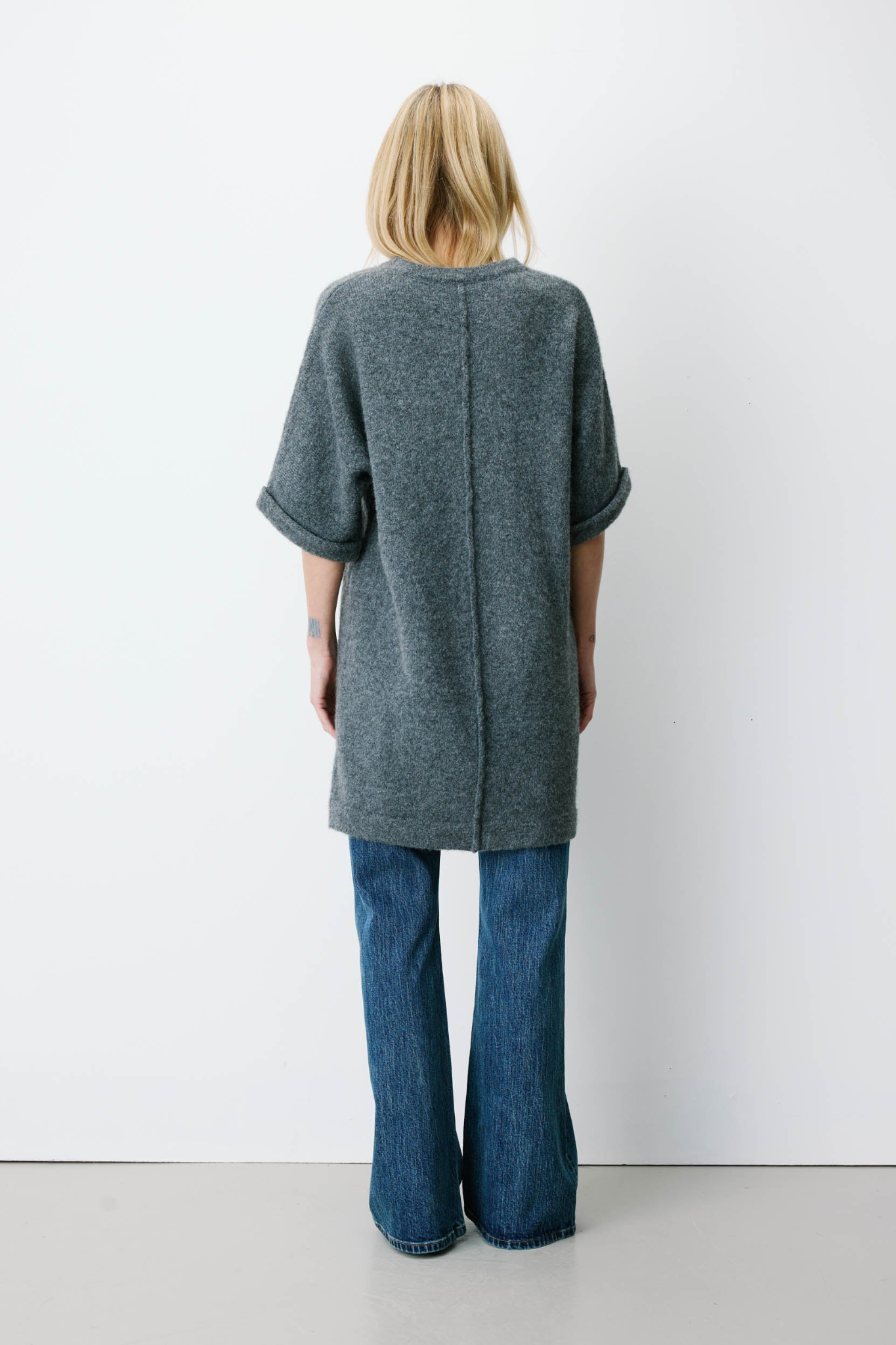 ALINAE DRESS - ANTHRACITE