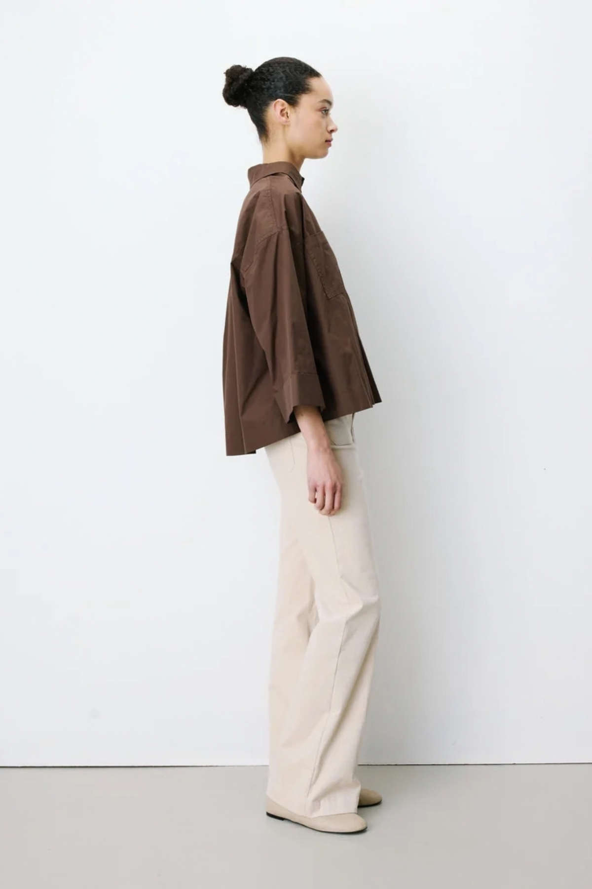 AMBRE BLOUSE - CHOCOLAT