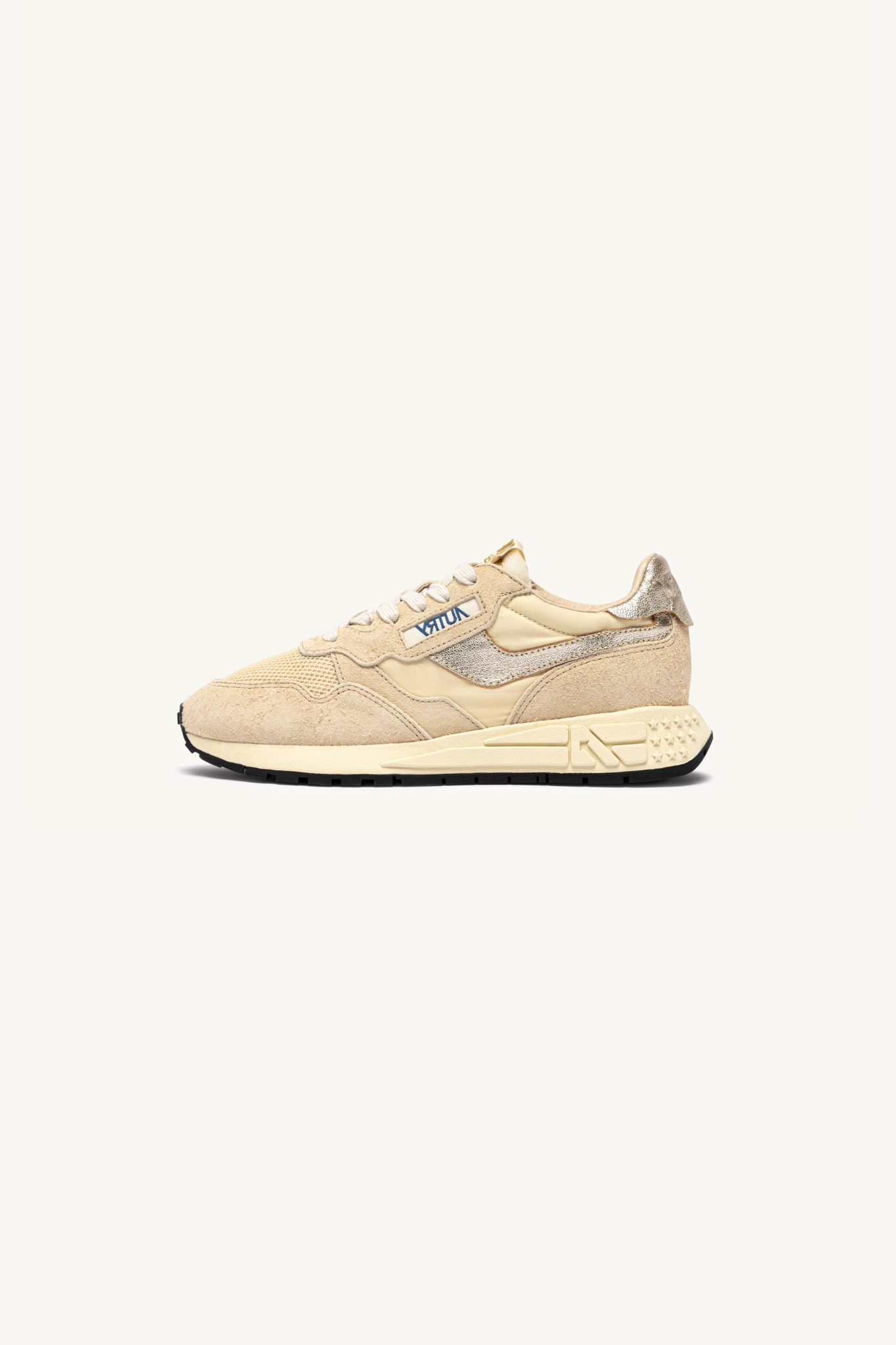 WWLW-YD01 - REELWIND LOW WOMEN SNEAKERS - SUENYL/LAM ECRU/PLAT