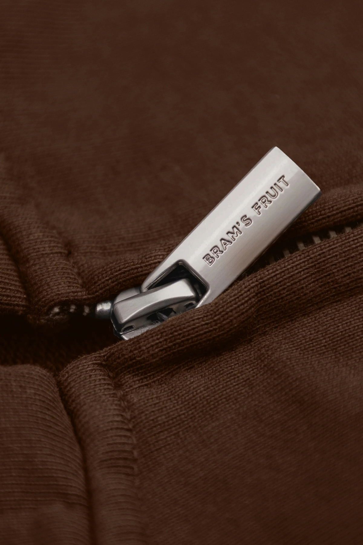 SCRIPT LOGO FULL ZIP - BROWN