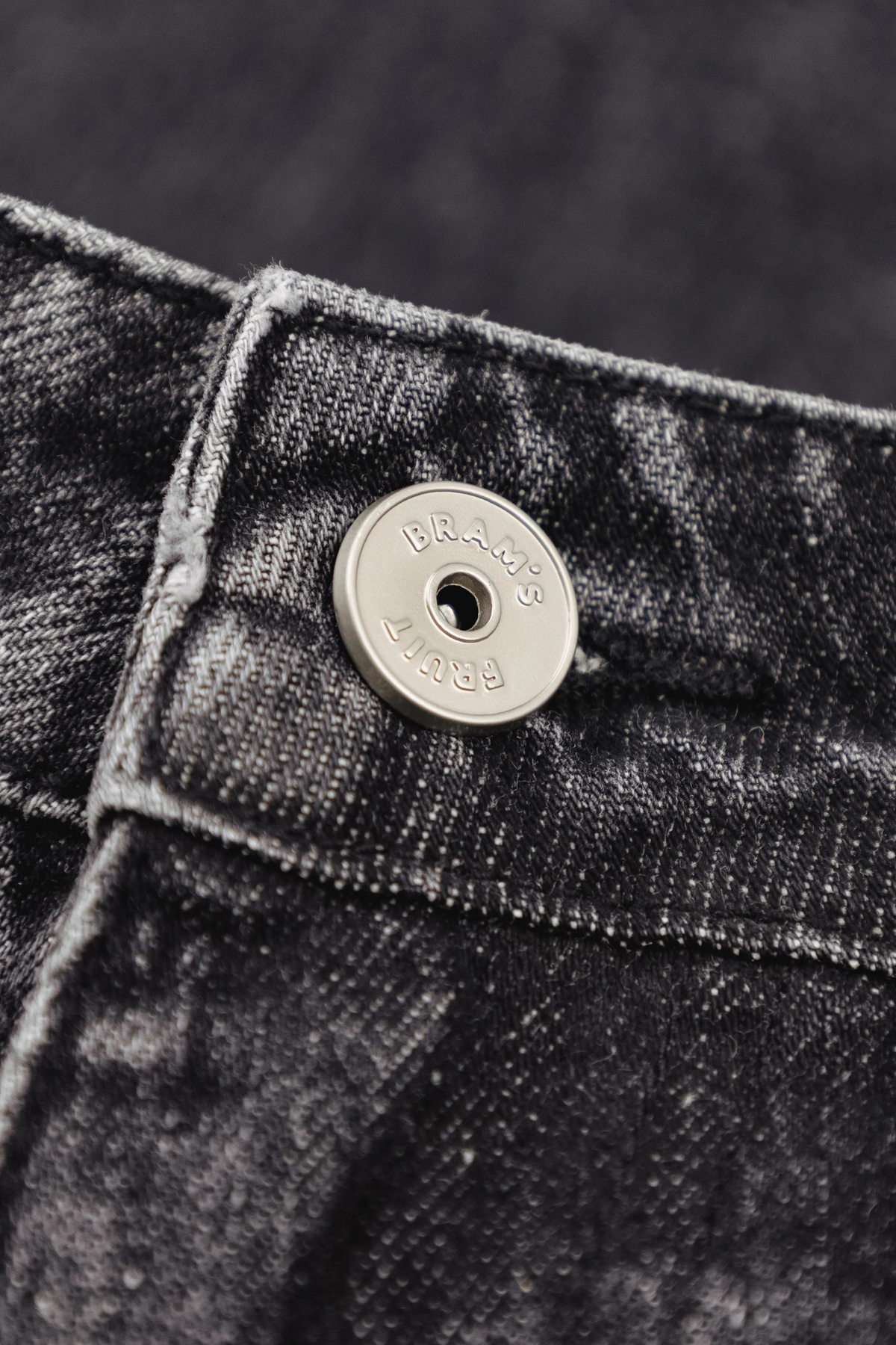 DENIM TROUSERS - WASHED BLACK