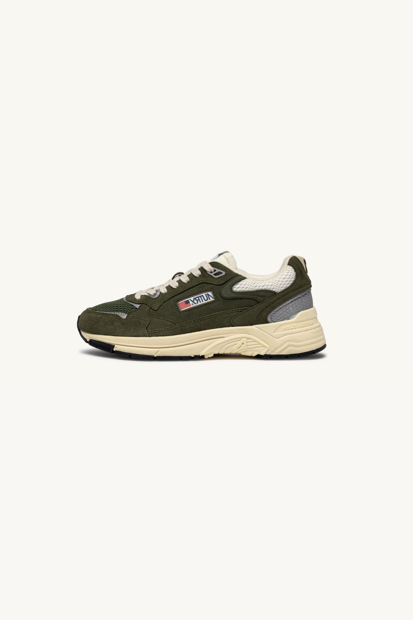 HYLM-UM24 - HYPERWAY LOW MEN SNEAKERS - SUEDE/MESH SALV/MARSH