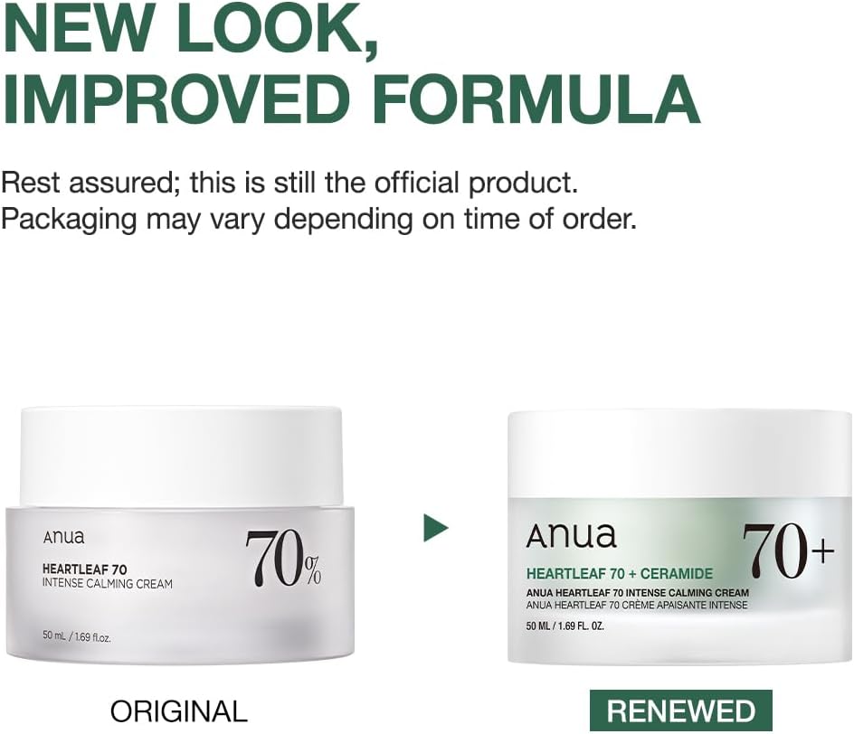 HEARTLEAF 70+ INTENSE CALMING CREAM 50ML