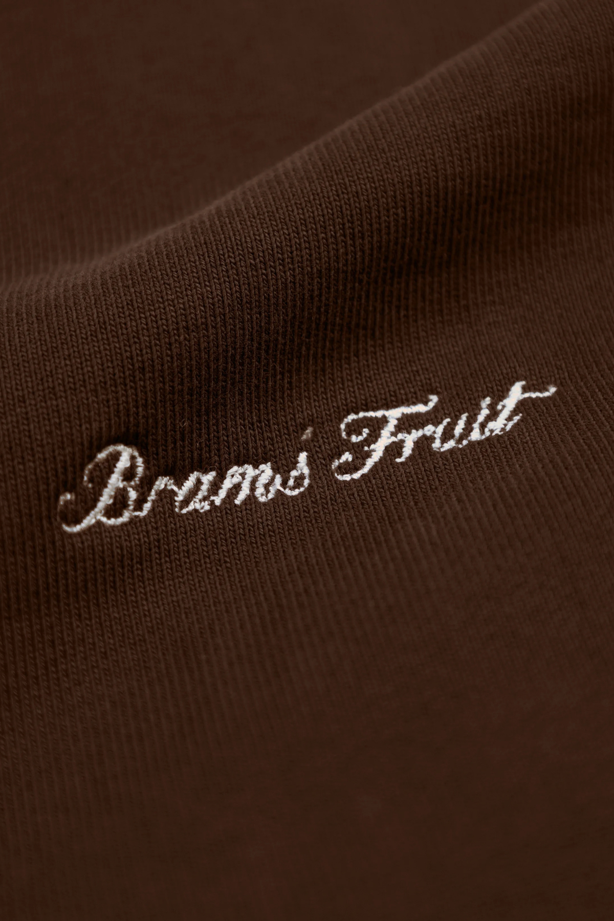 SCRIPT LOGO FULL ZIP - BROWN