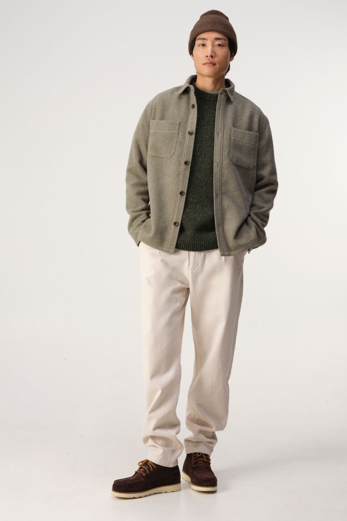 ACE OVERSHIRT - OLIVINE GREEN