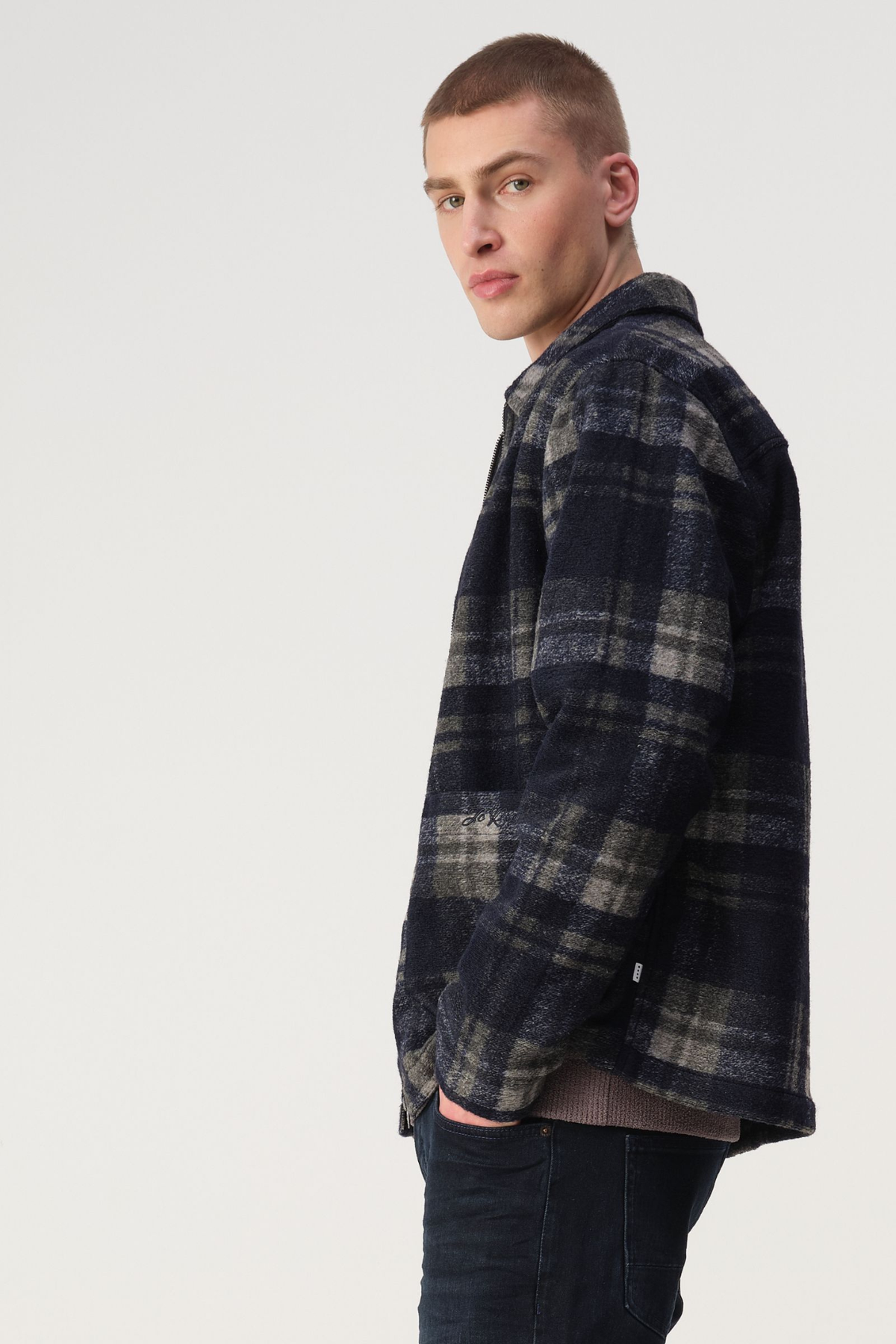 OVERSHIRT BENJI CHECK - SKY CAPTAIN