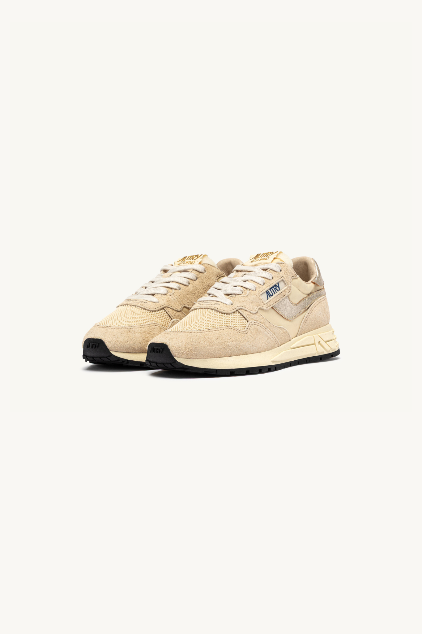 WWLW-YD01 - REELWIND LOW WOMEN SNEAKERS - SUENYL/LAM ECRU/PLAT