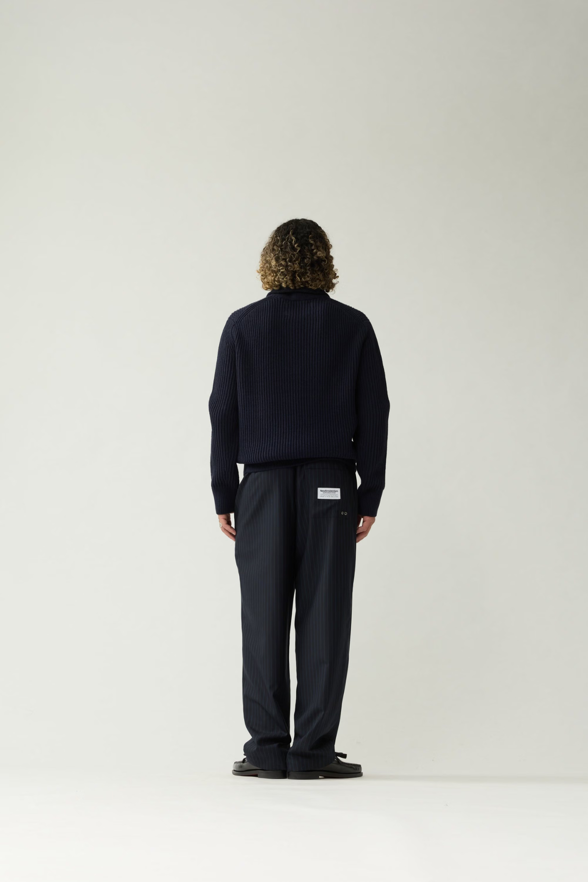 KNITTED HALF ZIP - NIGHT