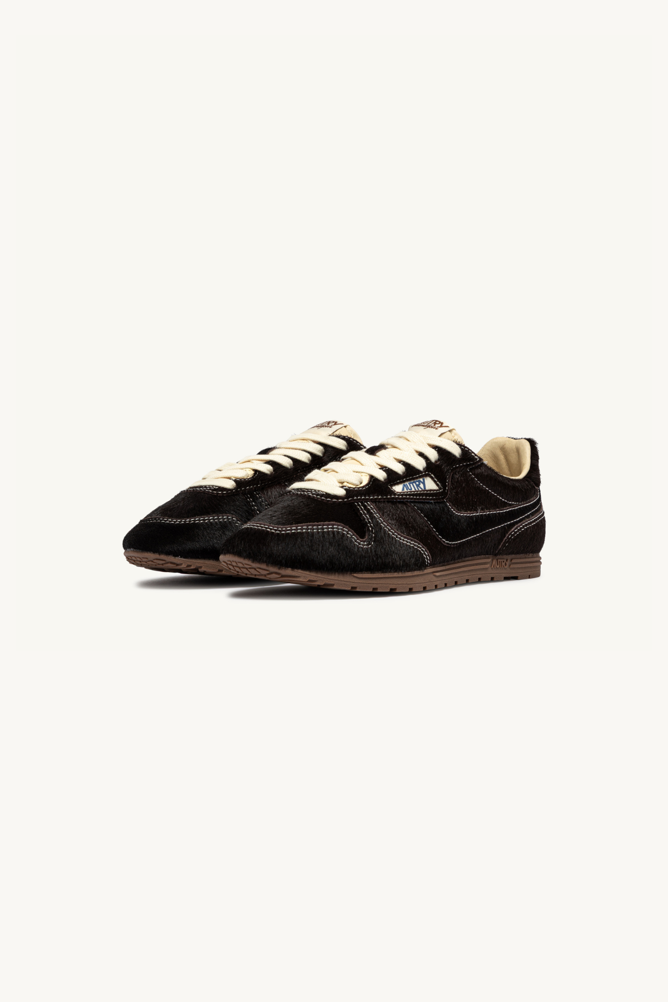 WSLW-BN01 - WINDSPIN LOW WOMEN SNEAKERS - PONY/MONO BROWN