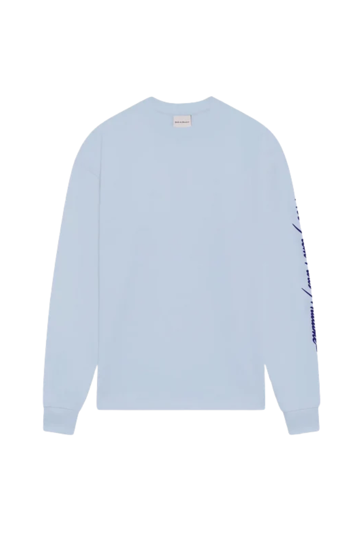 SLOGAN LONGSLEEVE T-SHIRT - BABYBLAUW