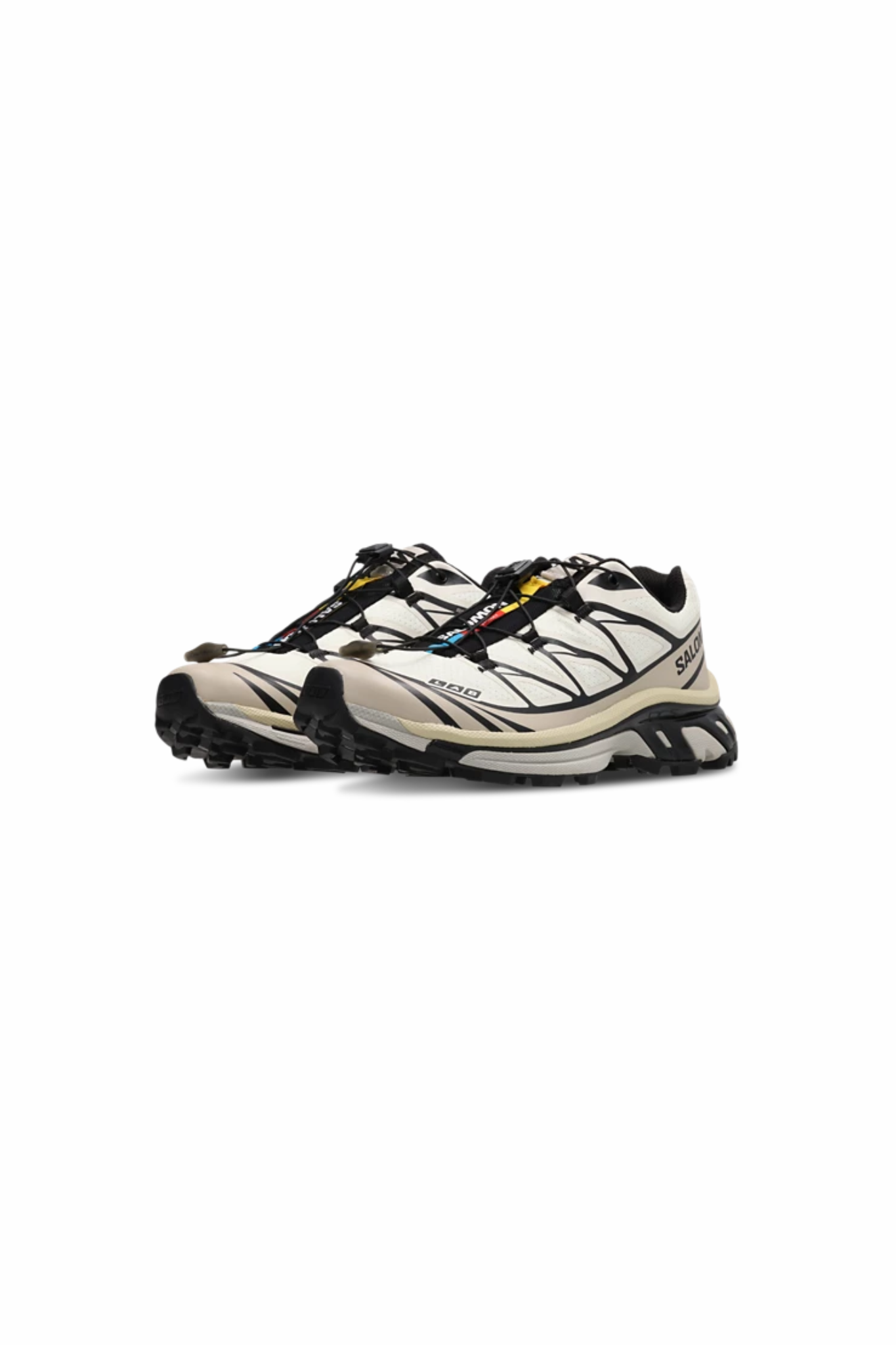XT-6 SNEAKERS WOMEN - VANILLA ICE/ BLACK/ SILVER CLOUD