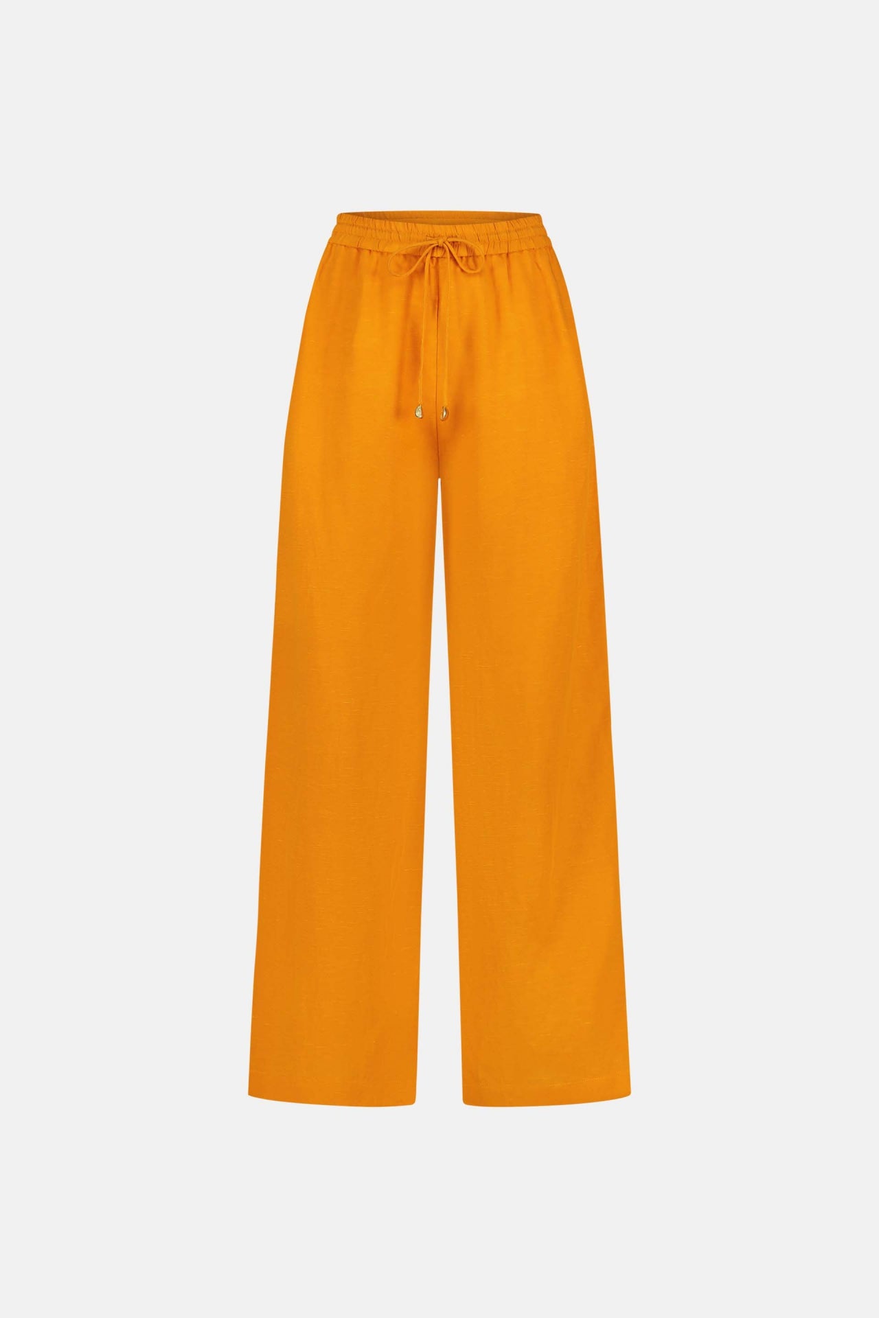 Fabienne Chapot brent trousers in orange. Front flatlay view