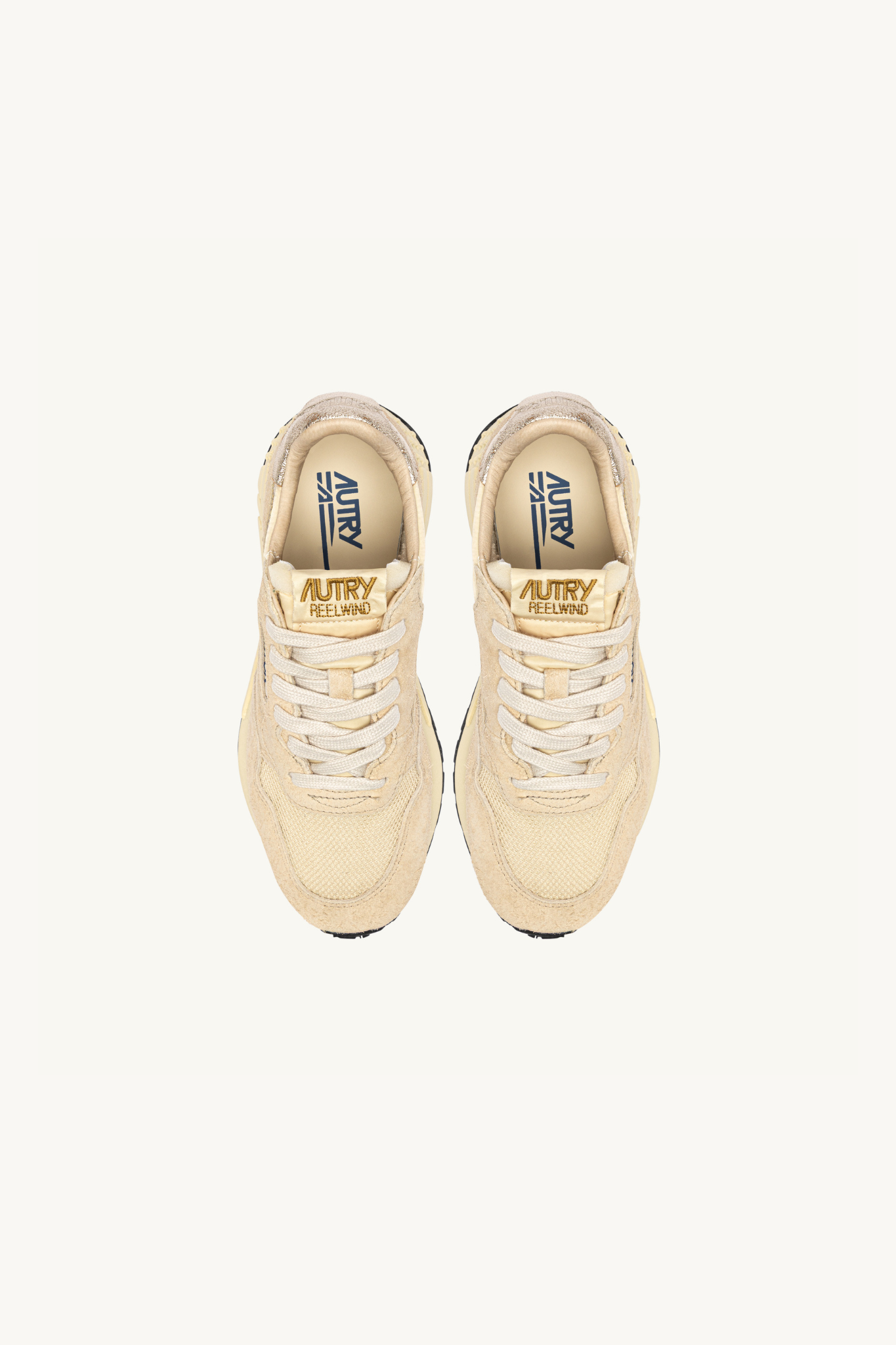 WWLW-YD01 - REELWIND LOW WOMEN SNEAKERS - SUENYL/LAM ECRU/PLAT