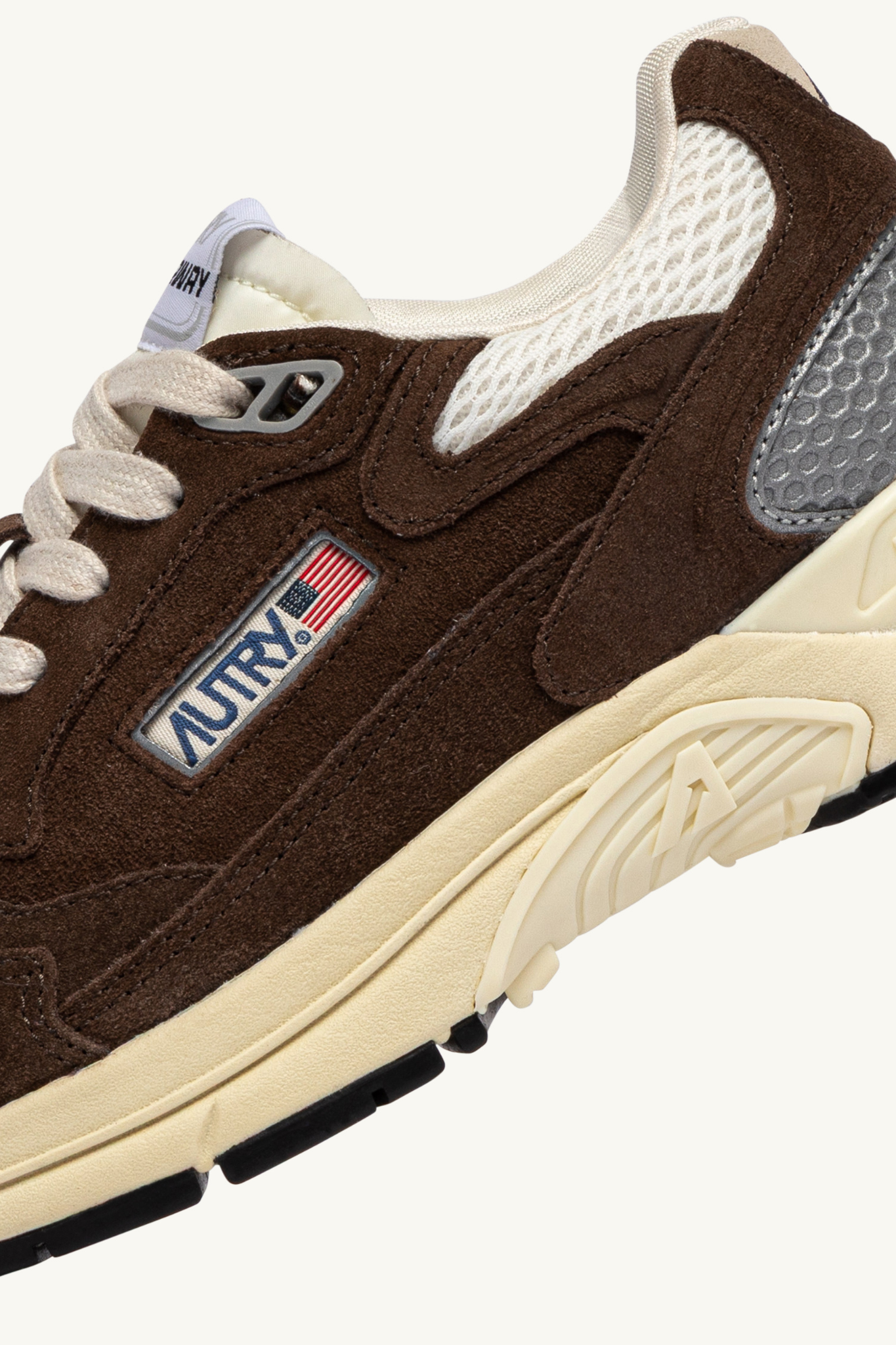 HYLM-UM25 - HYPERWAY LOW MEN SNEAKERS - SUEDE/MESH COTT/MARSH