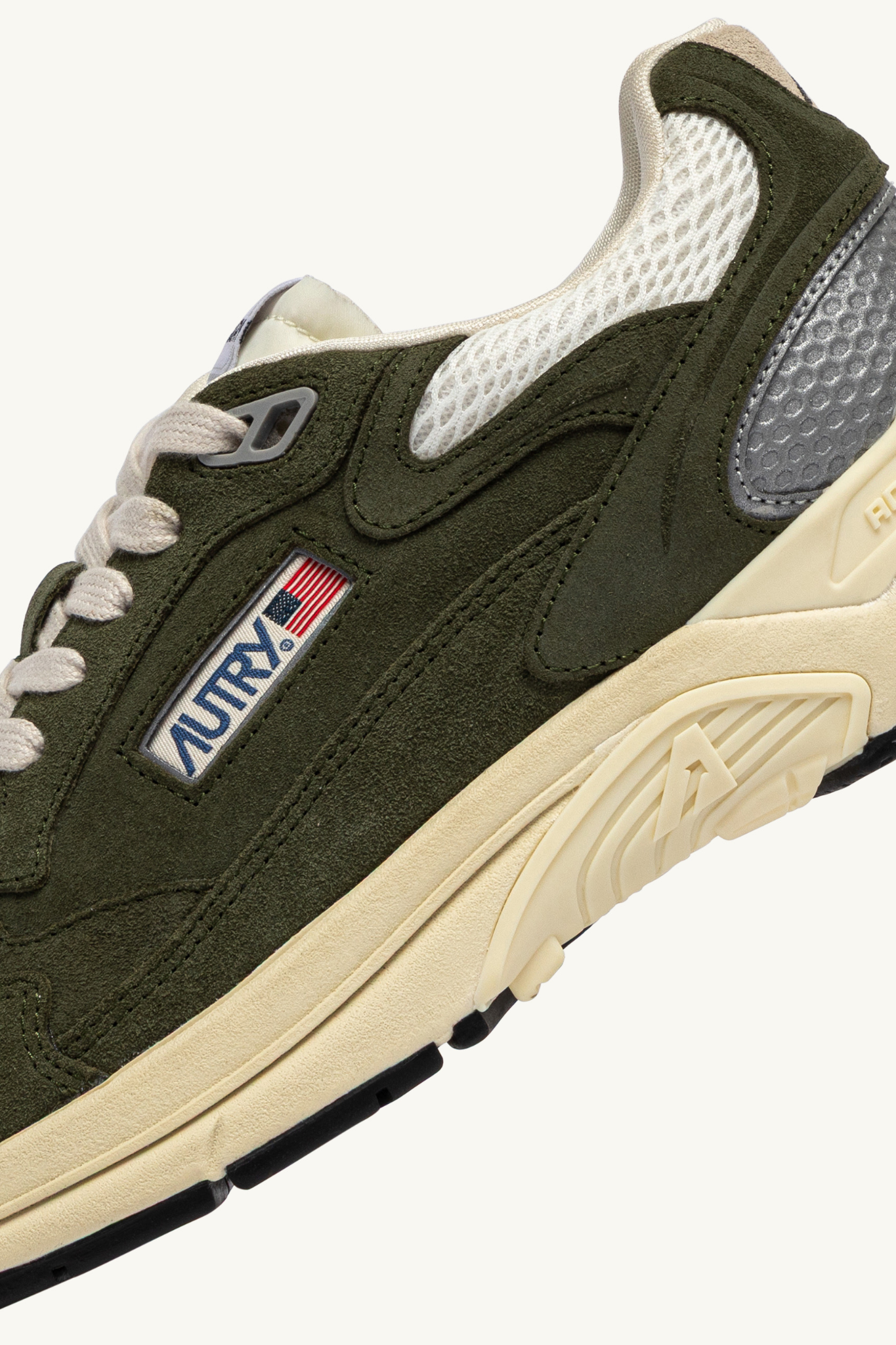 HYLM-UM24 - HYPERWAY LOW MEN SNEAKERS - SUEDE/MESH SALV/MARSH