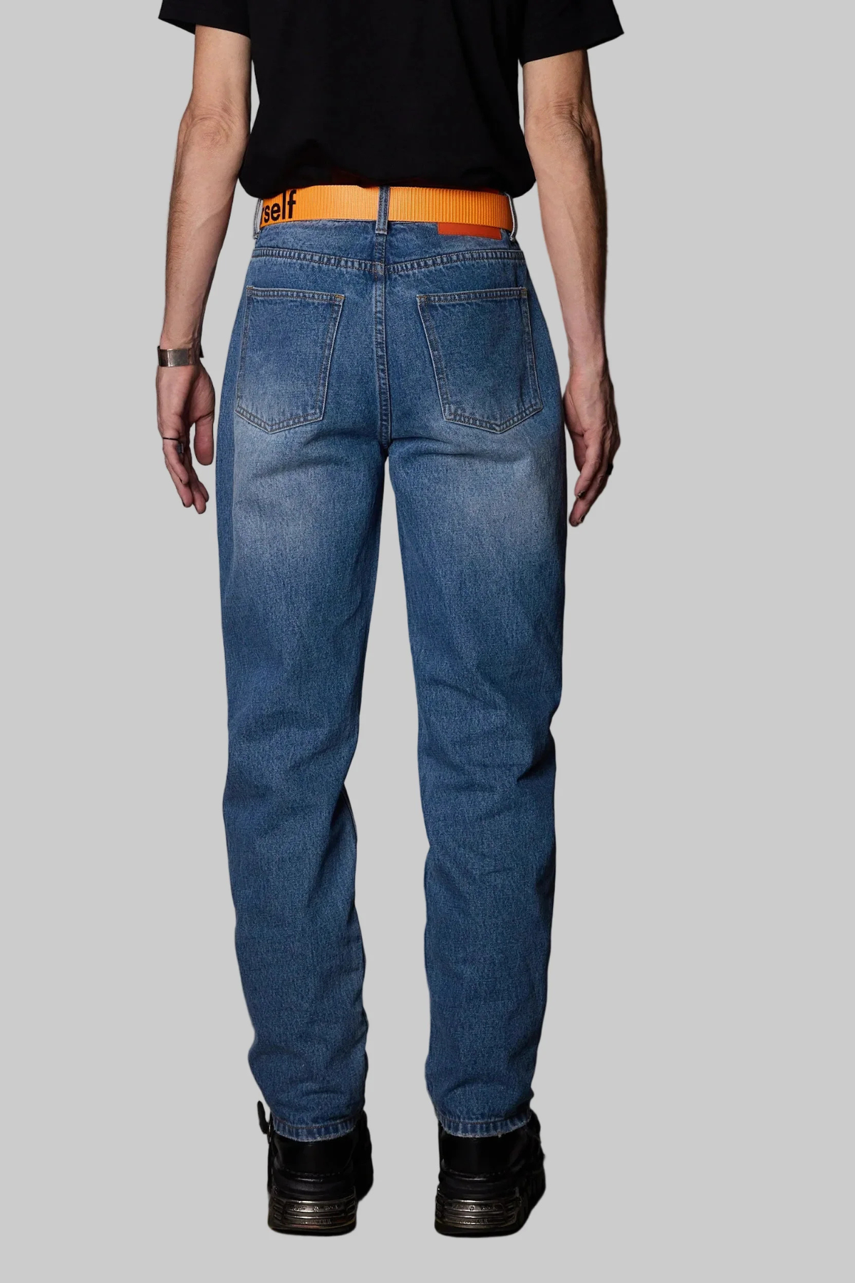 STRAIGHT JEANS - BLUE
