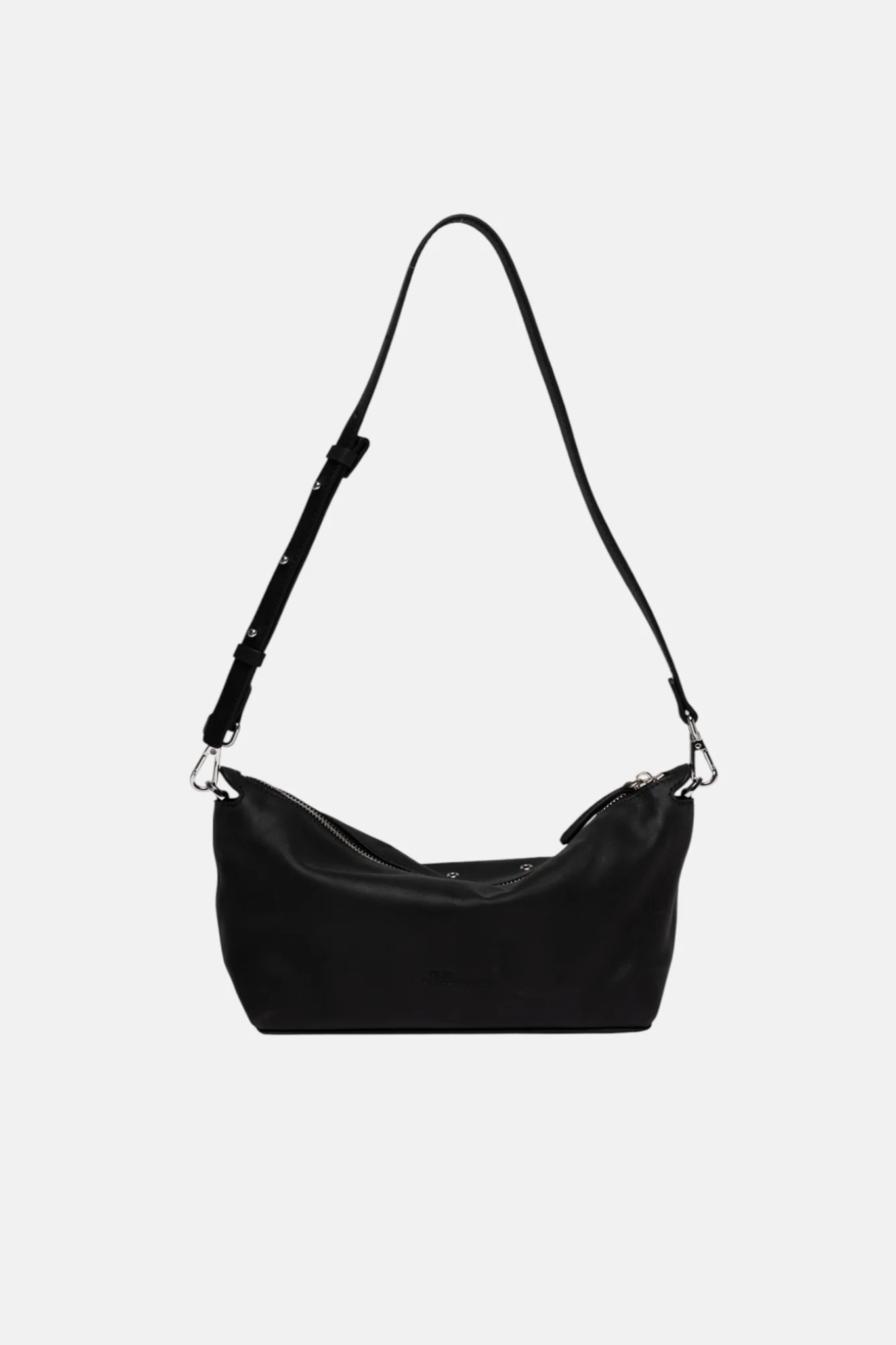 STELLA EYELETS BAG - BLACK SILVER