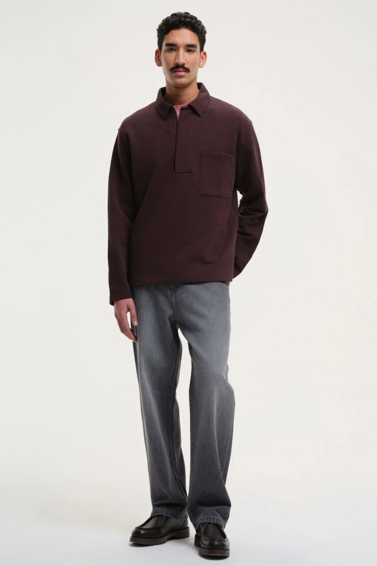 SWEAT-SHIRT SLEETWAY - BORDEAUX FONCÉ